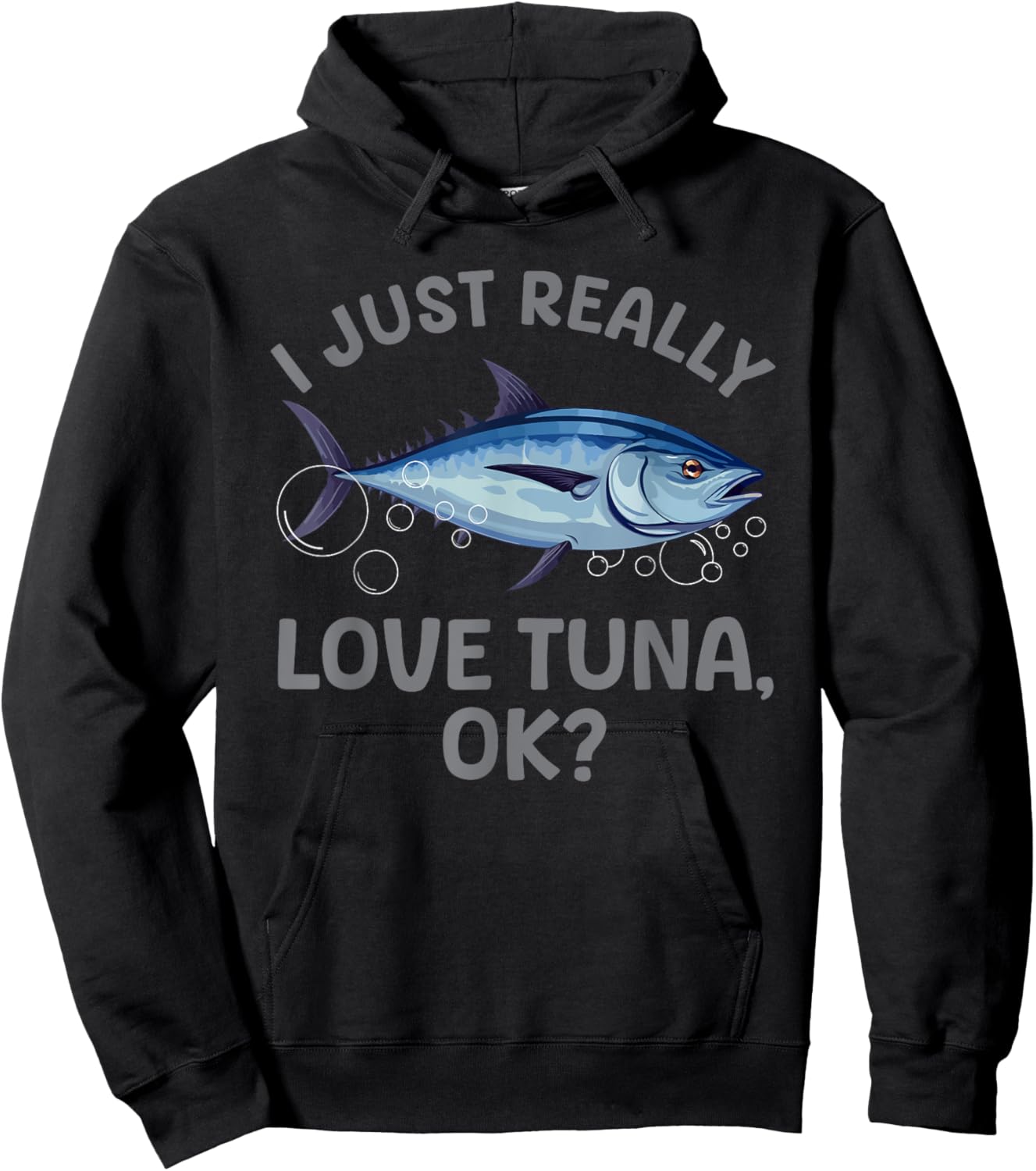 Cool Tuna Fishing Art Women Deep Sea Tuna Fishing Hoodie - Hoodie | Black