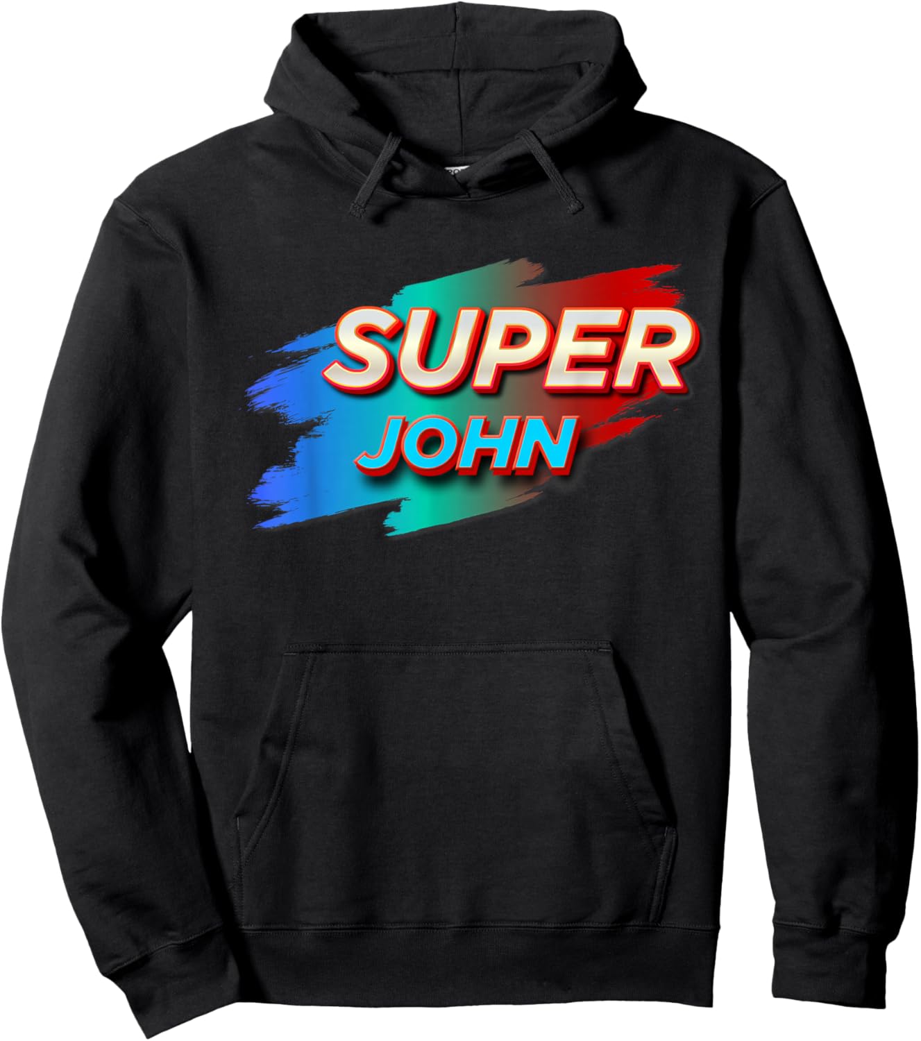 Super JOHN Funny Name JOHNS Hoodie - Hoodie | Black