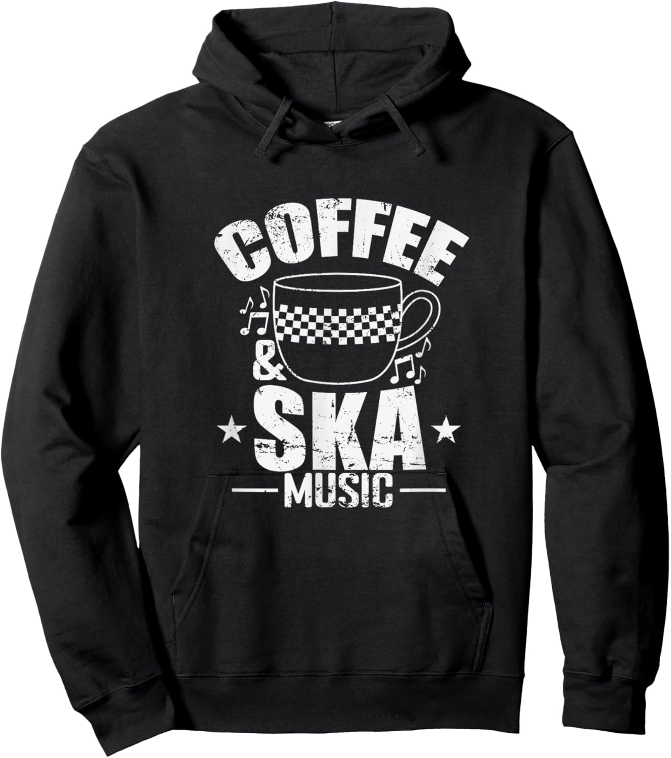 Coffee and Ska Music Hoodie - Hoodie | Black