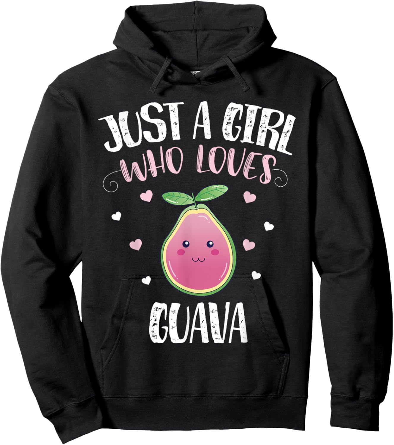 Just A Girl Who Loves Guava - Funny Guayava Lovers Hoodie - Hoodie | Black