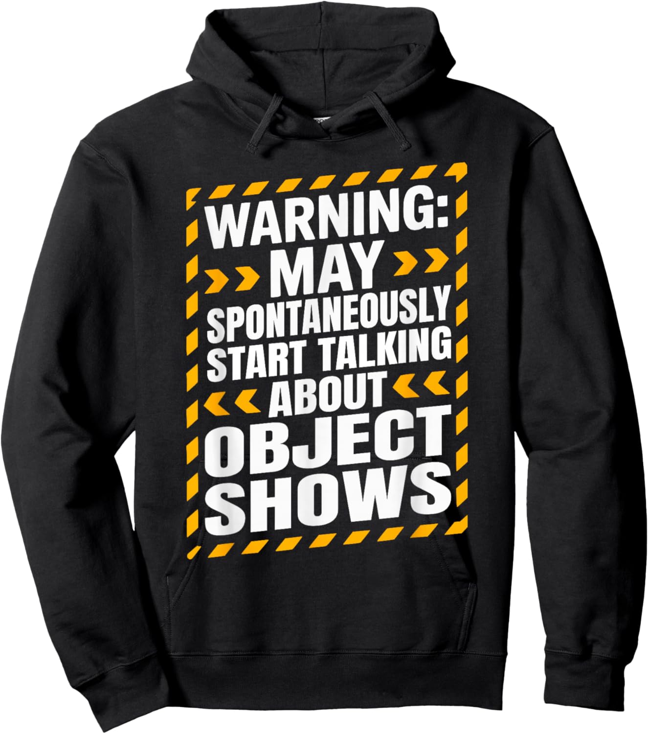Object Show Funny Talking About Object Shows Kids Boys Girls Hoodie - Hoodie | Black