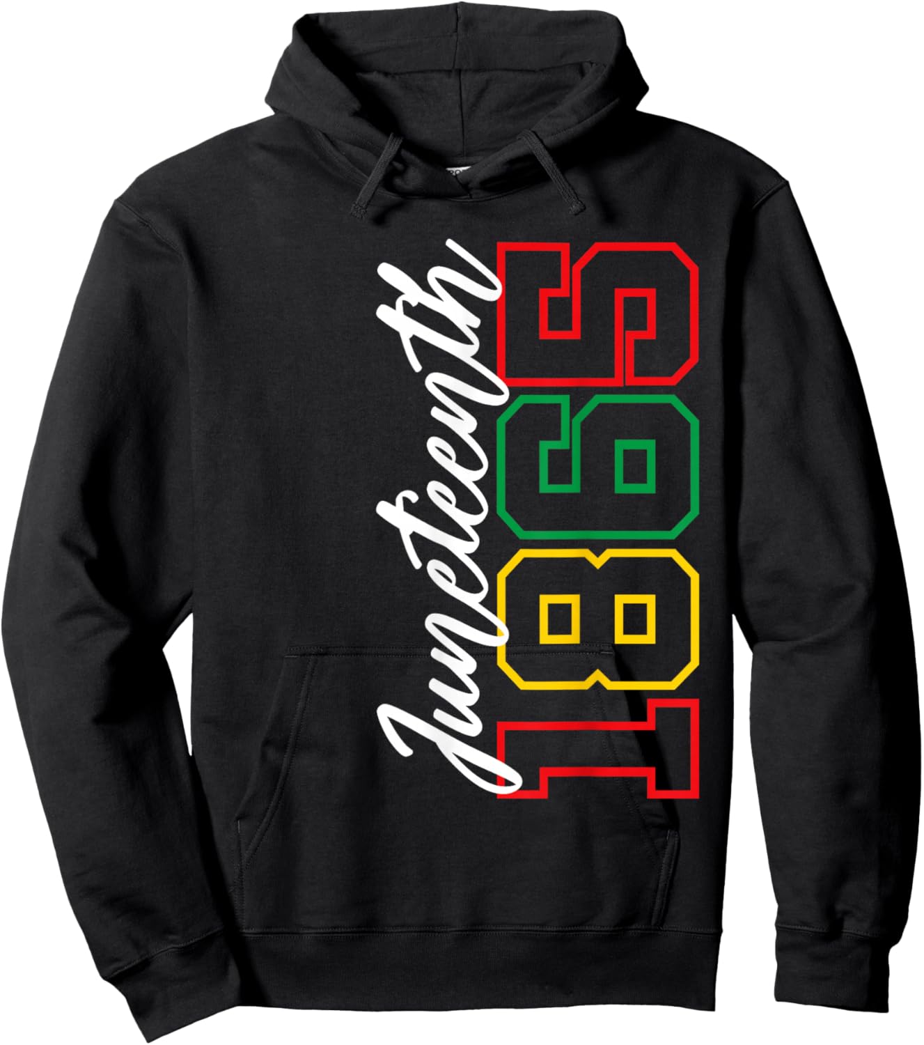 Juneteenth 1865 Shirts Women Men June 19th 1865 Freedom Day Hoodie - Hoodie | Black