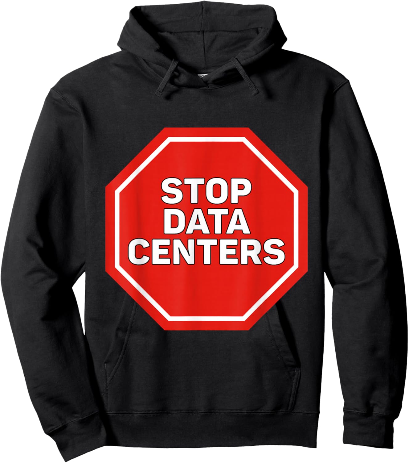 No Data Centers Hoodie - Hoodie | Black