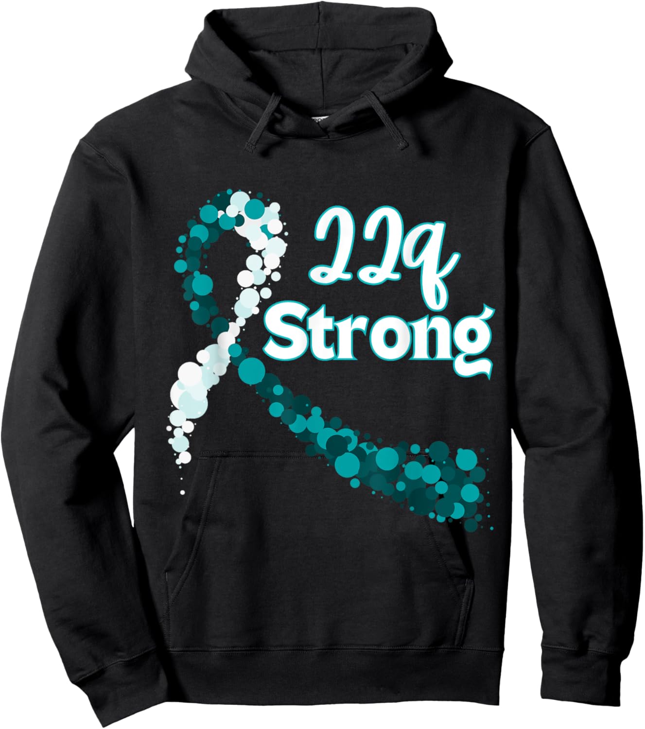 22q Strong Awareness - DiGeorge Syndrome Hoodie - Hoodie | Black