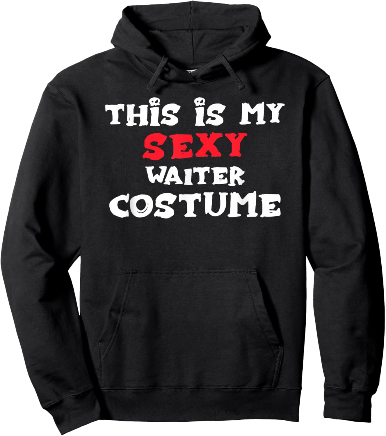 This is My Sexy Waiter Costume Halloween Costume Waiters Hoodie - Hoodie | Black