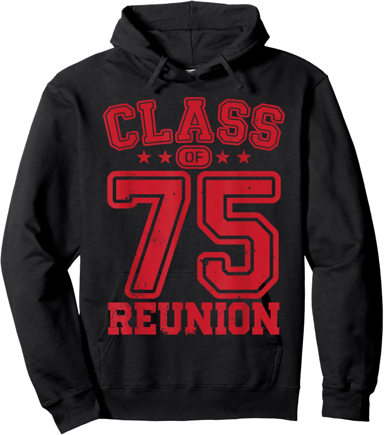 Class of 1975 Reunion Alumni Senior 75 Anniversary College Hoodie - Hoodie | Black