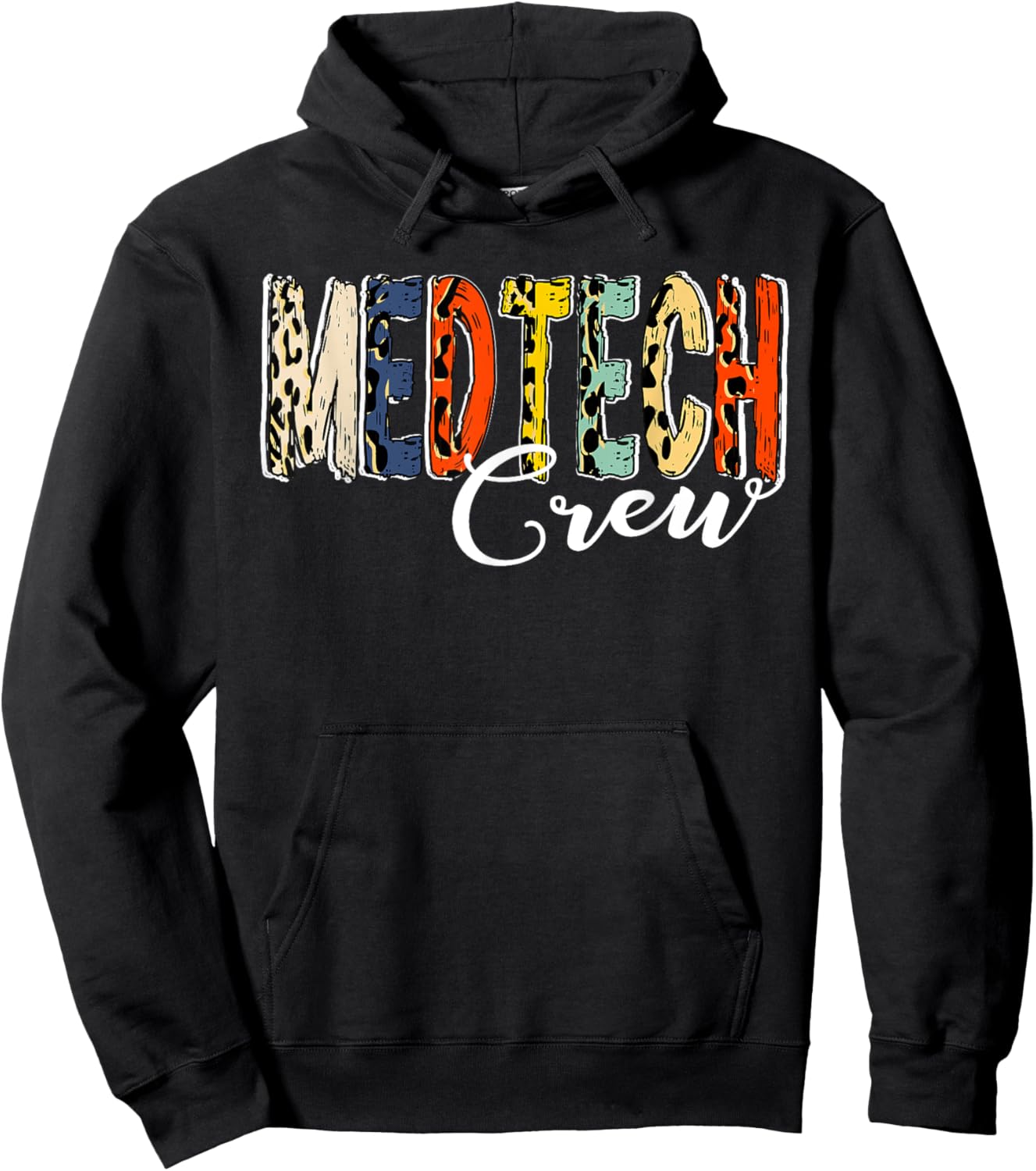 MedTech Crew T- Medical Technology Crew T Matching Clinic Cr Hoodie - Hoodie | Black