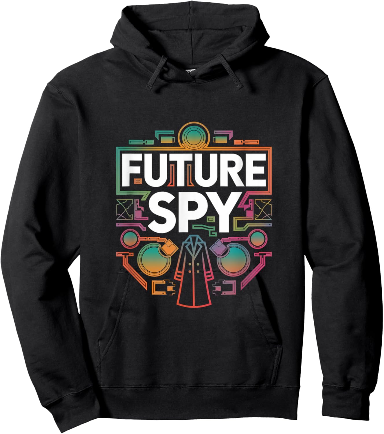 Future Spy Toddler Kids School Sarcastic Joke Gag Women Men Hoodie - Hoodie | Black