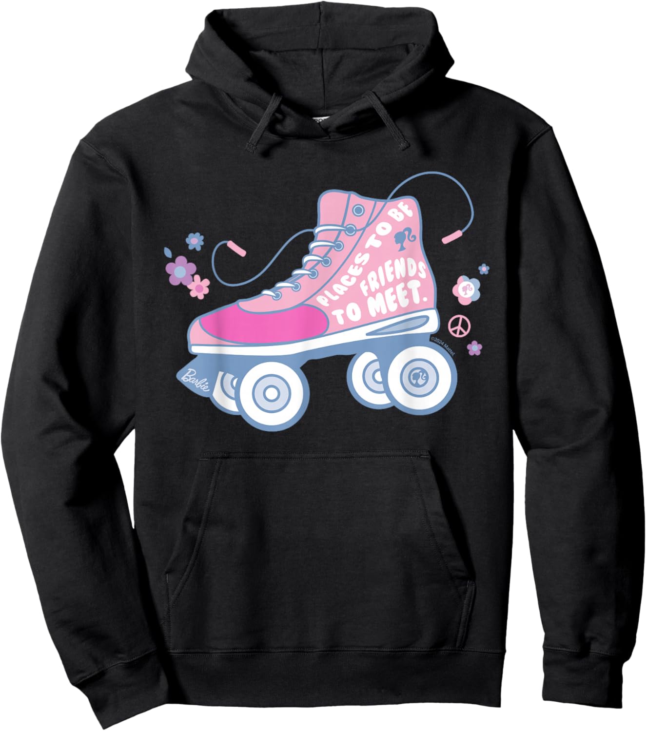 Barbie Roller Skate - Lieux où Aller, Amis à Rencontrer Hoodie - Hoodie | Black