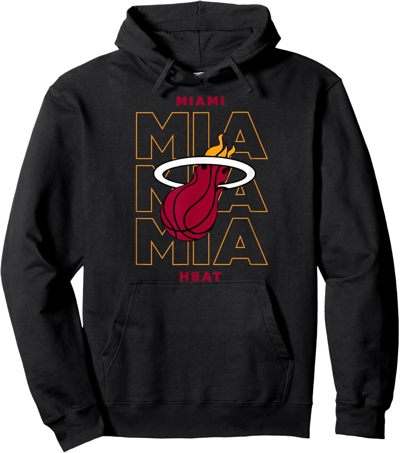 NBA - Miami Heat Stacked City Logo Hoodie - Hoodie | Black