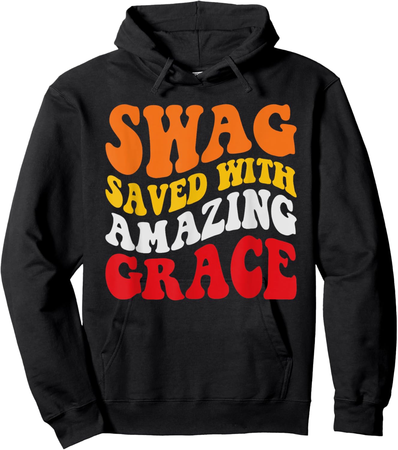 Swag Saves with Amazing Grace Hoodie - Hoodie | Black