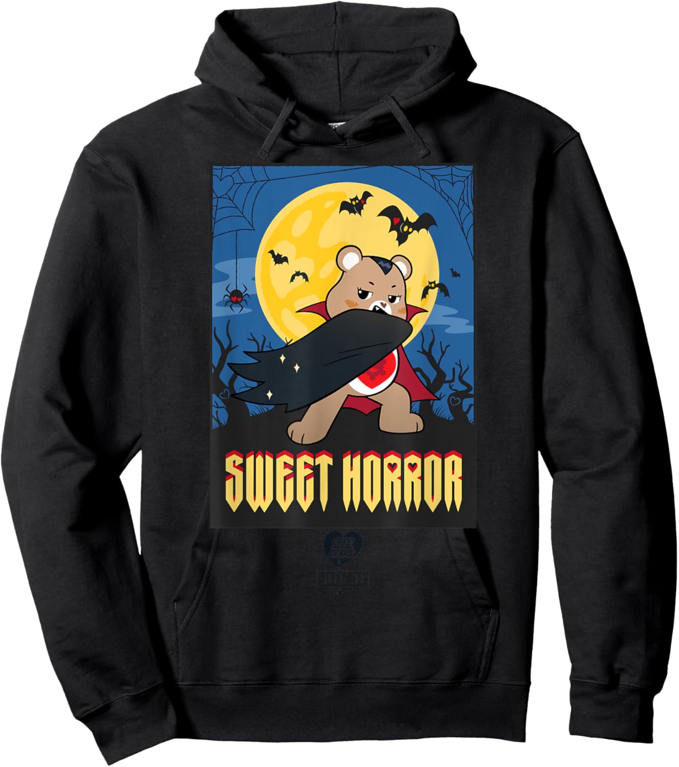 Care Bears x Universal Monsters Sweet Horror Dracula Hoodie - Hoodie | Black