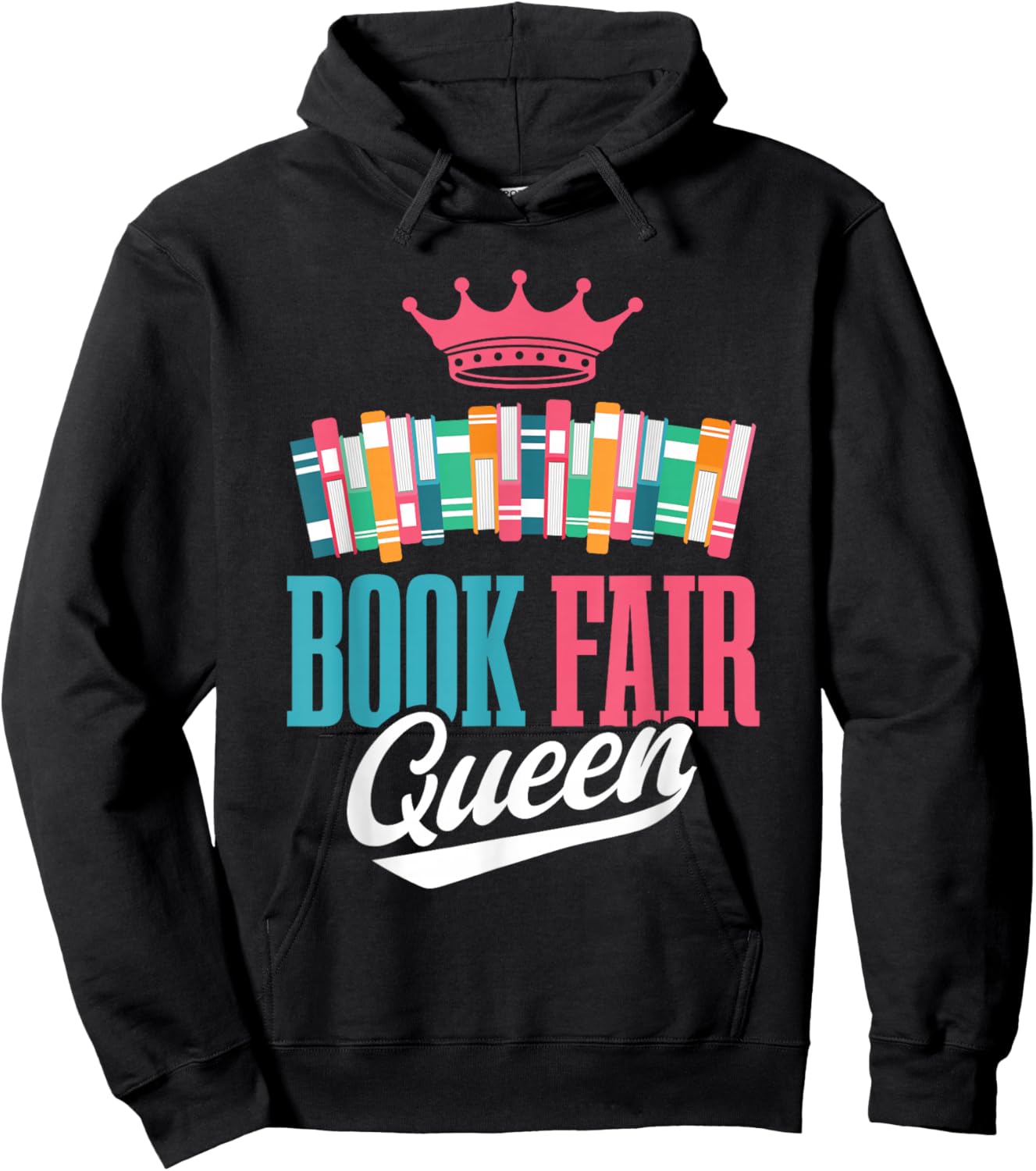 Book Fair Queen Hoodie - Hoodie | Black