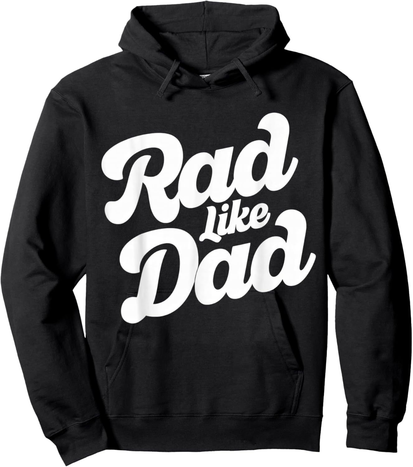 Rad Like Dad Kids Fathers Day Hoodie - Hoodie | Black