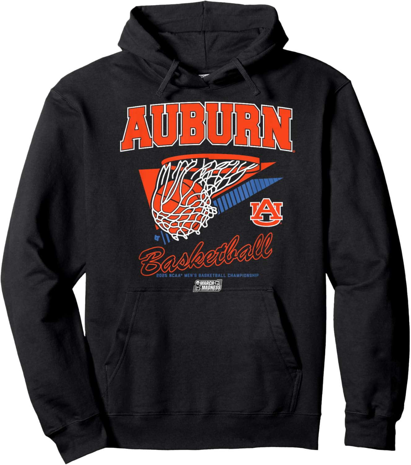 Auburn TigersBasketball: 2025 March Madness Net - NCAA Hoodie - Hoodie | Black
