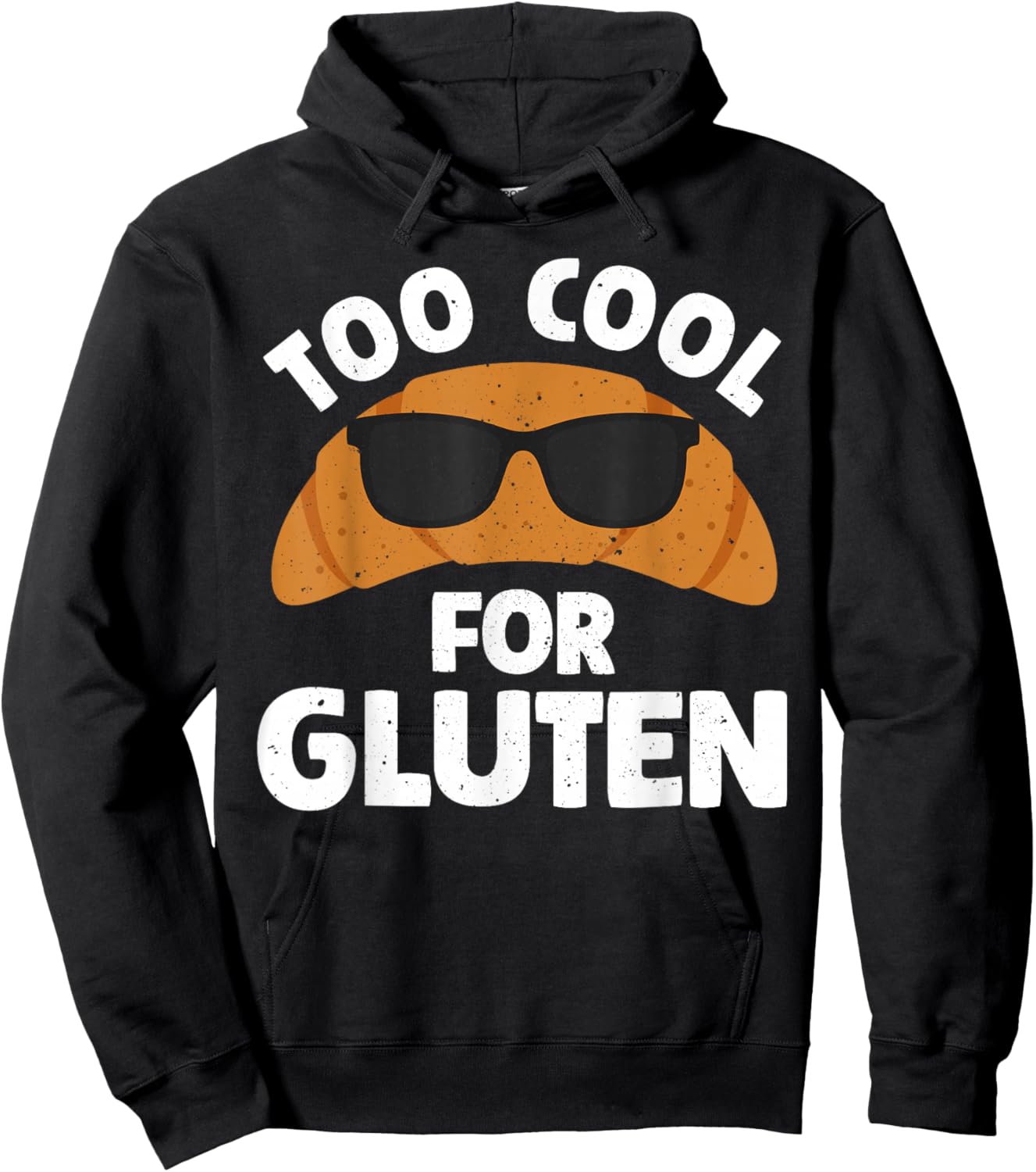 Funny Gluten Free Art For Boys Girls Men Celiac Awareness Hoodie - Hoodie | Black