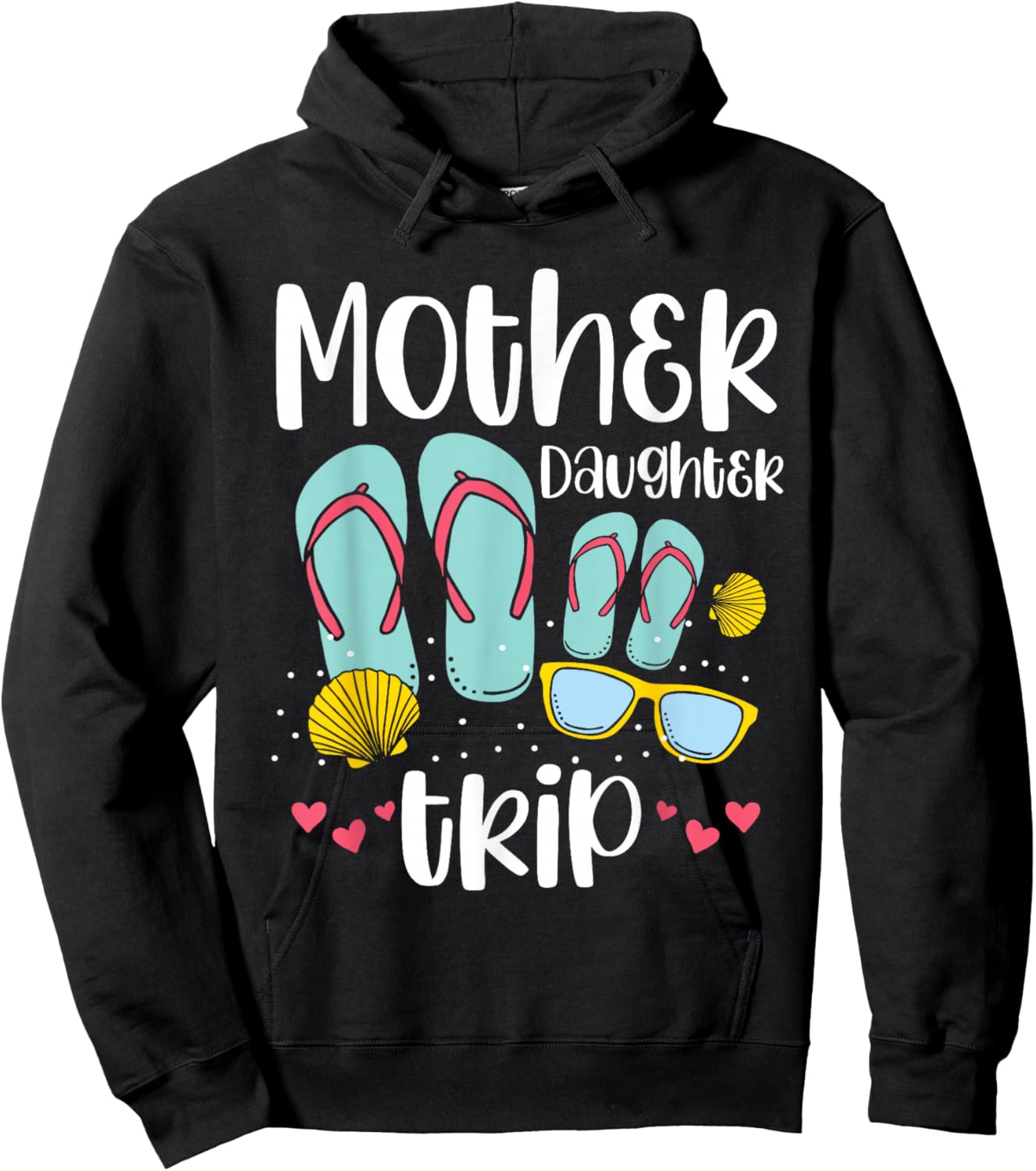 Mother Daughter Trip Daughters Matching Mom Mother Daughter Hoodie - Hoodie | Black