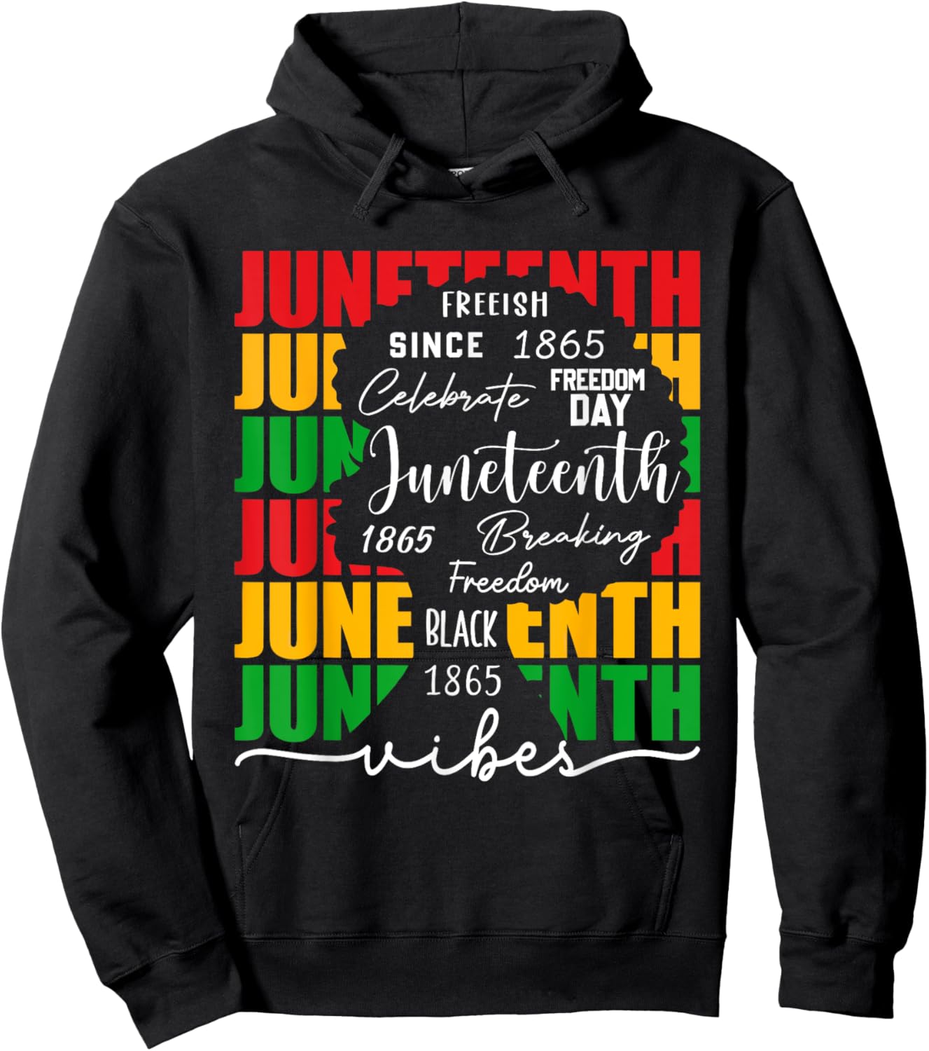 Juneteenth Vibes African Black Women Black History Month Hoodie - Hoodie | Black