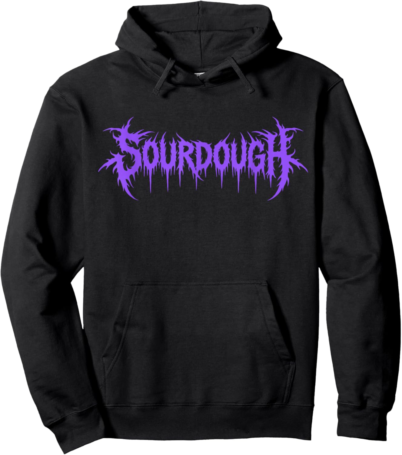 Funny Metal Sourdough Baker Bread Baking Humor Hoodie - Hoodie | Black