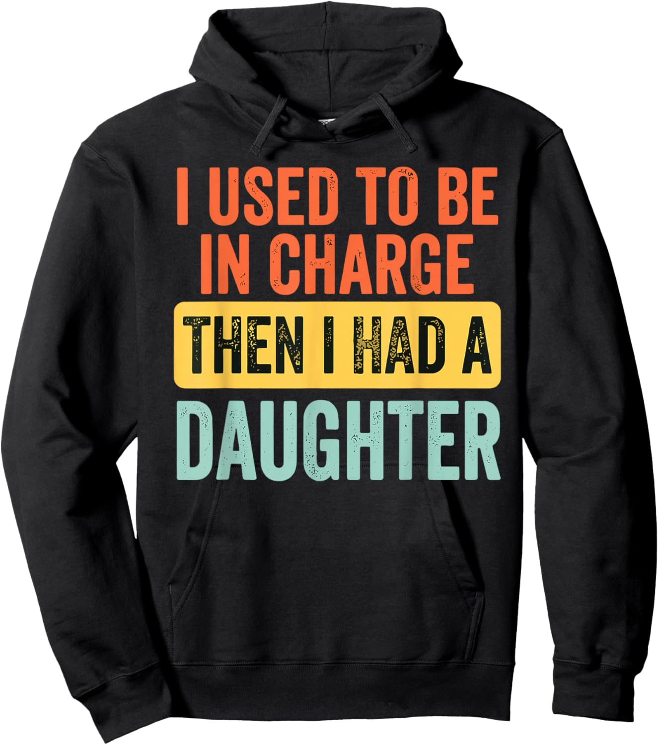 Then I Had A Daughter - Proud Father Mother with Daughter Hoodie - Hoodie | Black