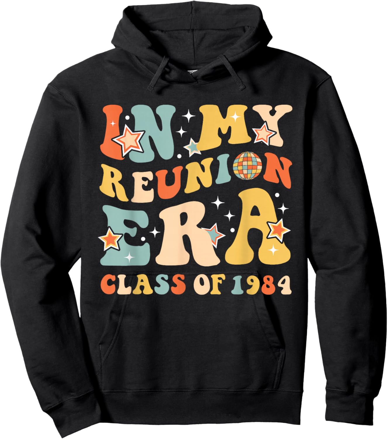 In My Reunion Era Class Of 1984 Graduate Senior Reunion 1984 Hoodie - Hoodie | Black