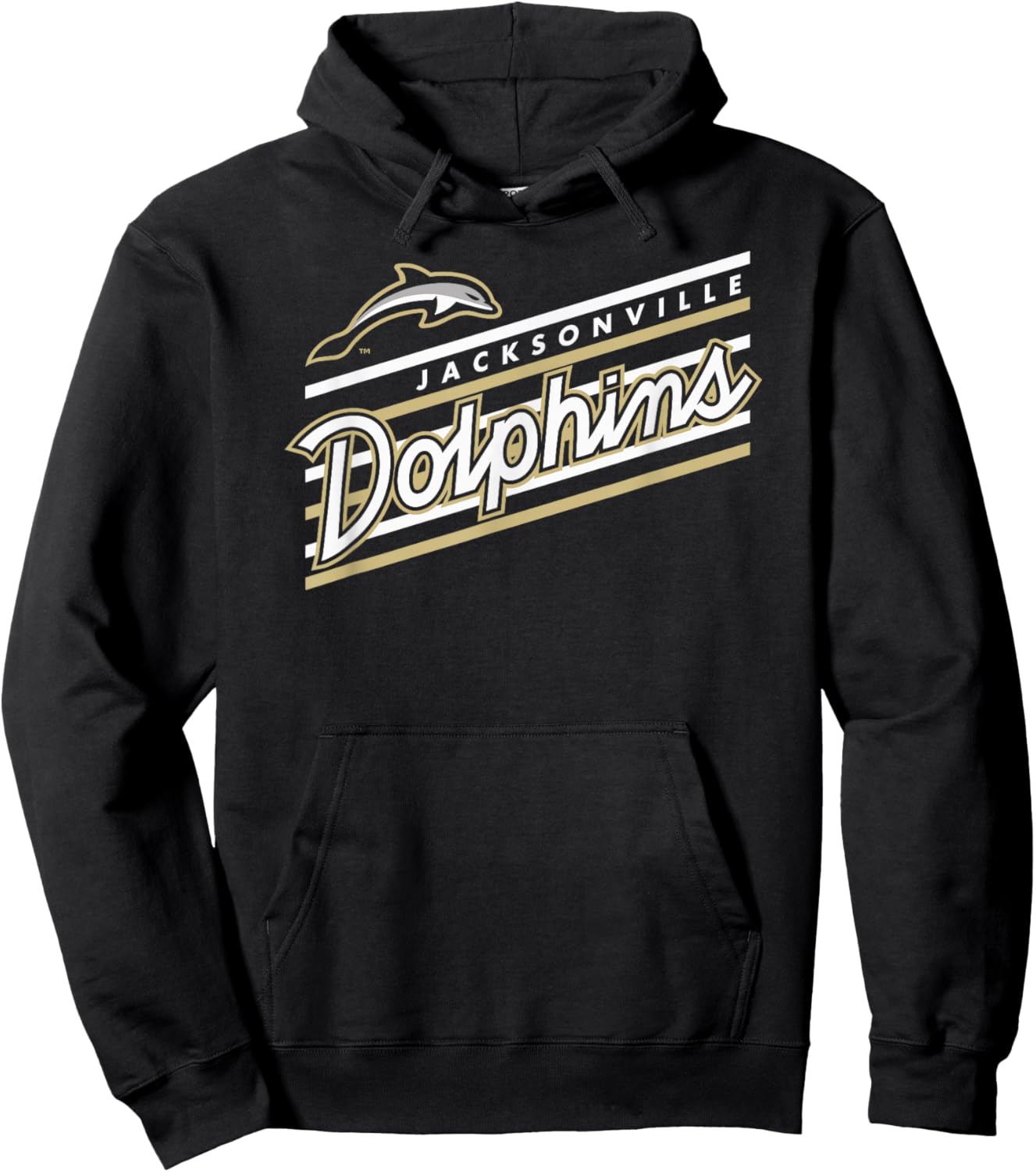 Jacksonville Dolphins Retro Performer Green Hoodie - Hoodie | Black