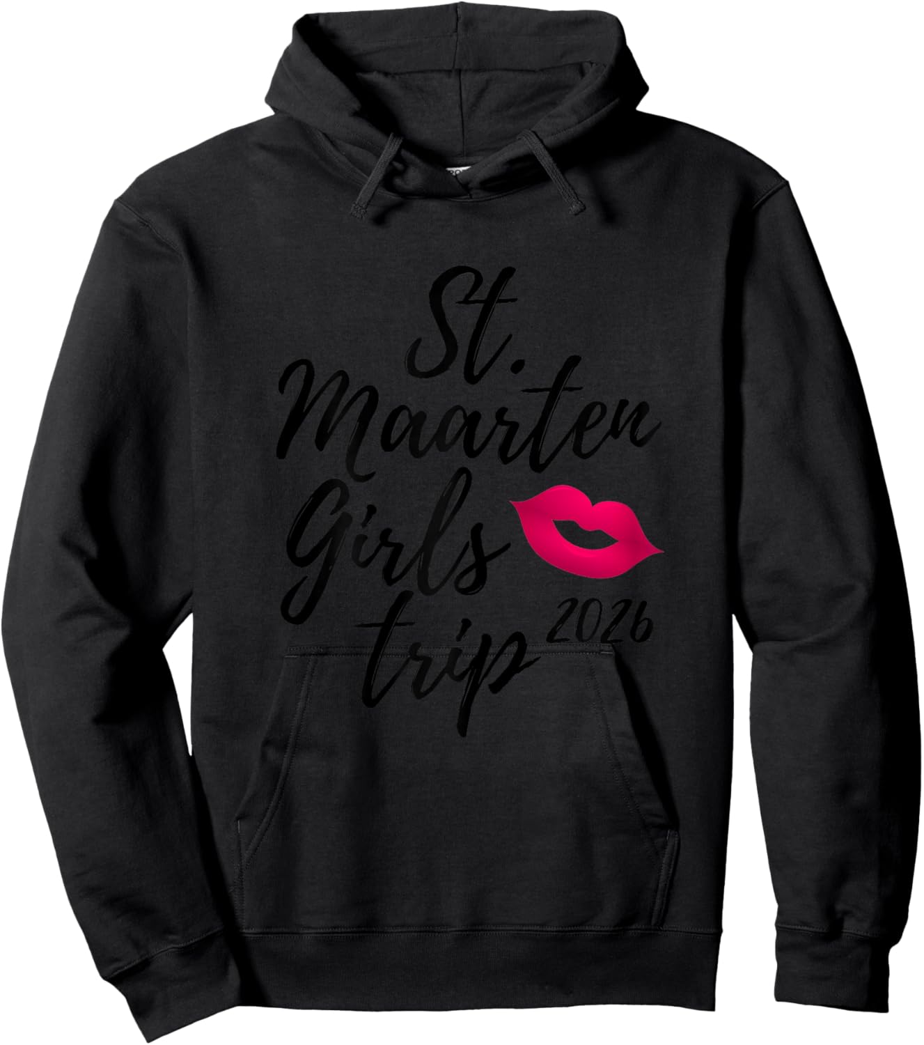 St. Maarten Girls Trip 2026 Saint Martin Fun Matching Group Hoodie - Hoodie | Black
