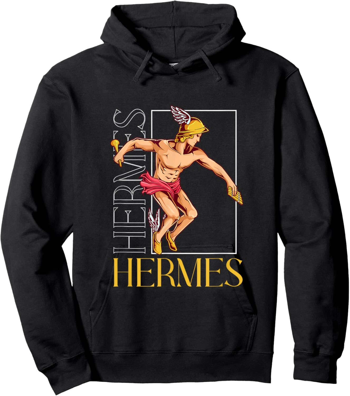 Ancient God Figure - Hermes Hoodie - Hoodie | Black
