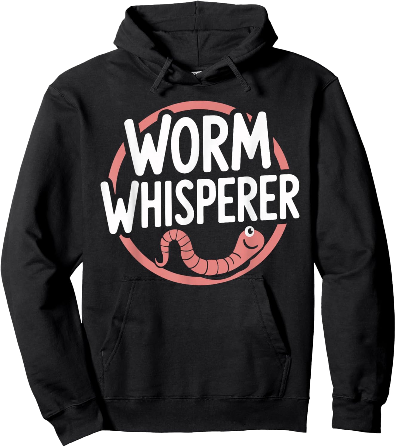 Funny Worm Whisperer T Shirt for Nature Enthusiasts Hoodie - Hoodie | Black