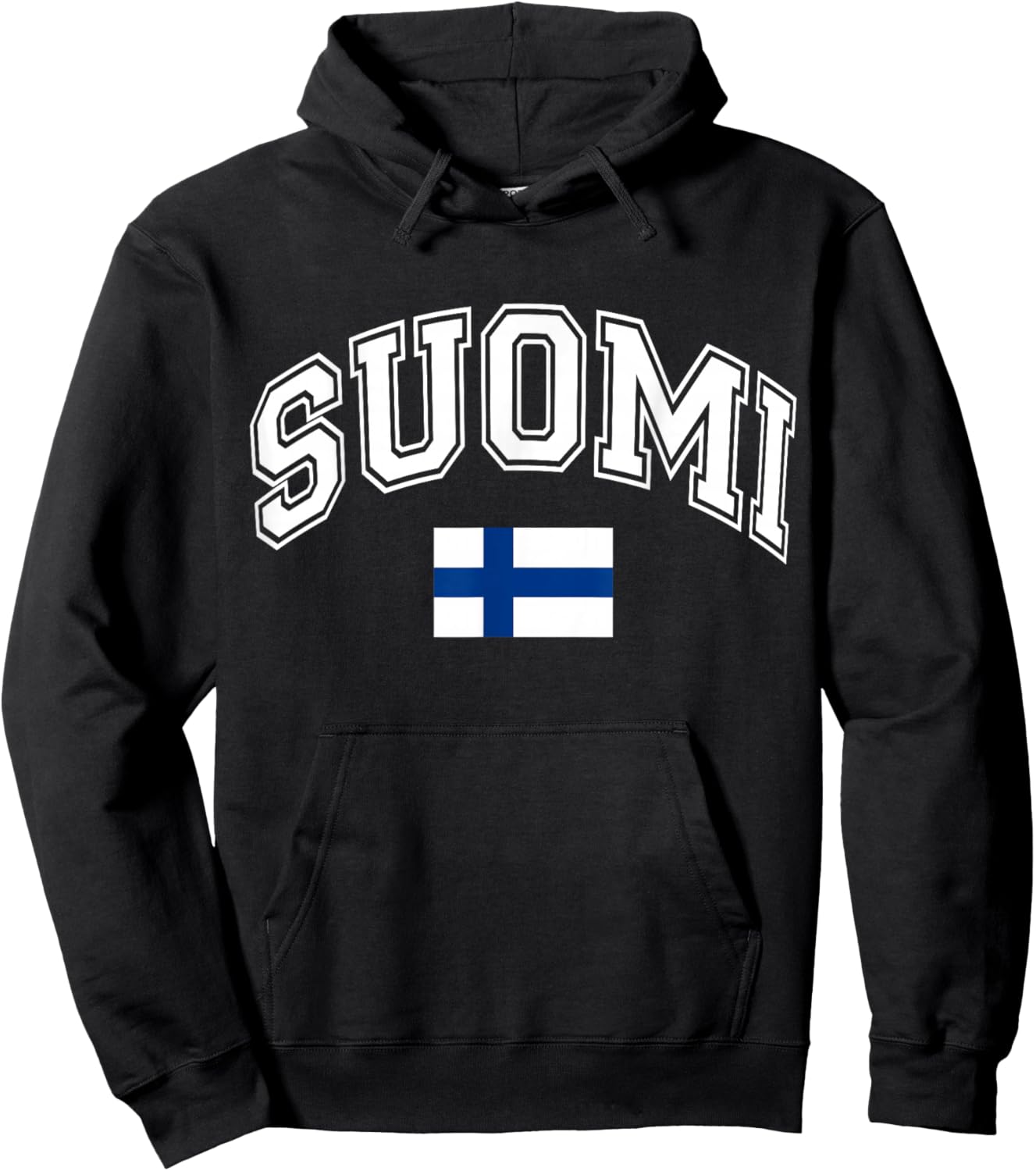 Finnland Finland Suomi Flagge Hoodie - Hoodie | Black