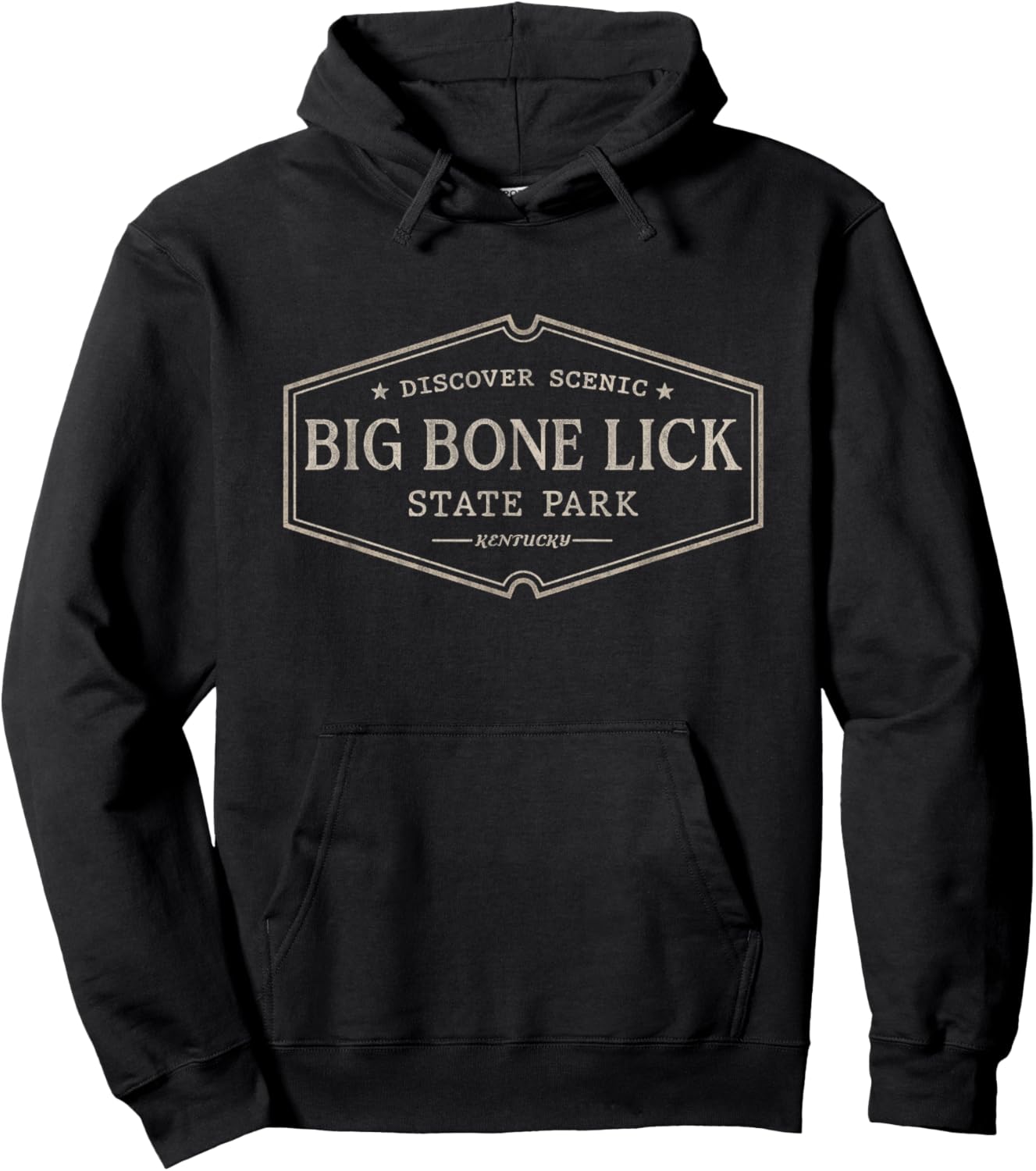 Big Bone Lick State Park Kentucky | Big Bone Lick KY Scenic Hoodie - Hoodie | Black