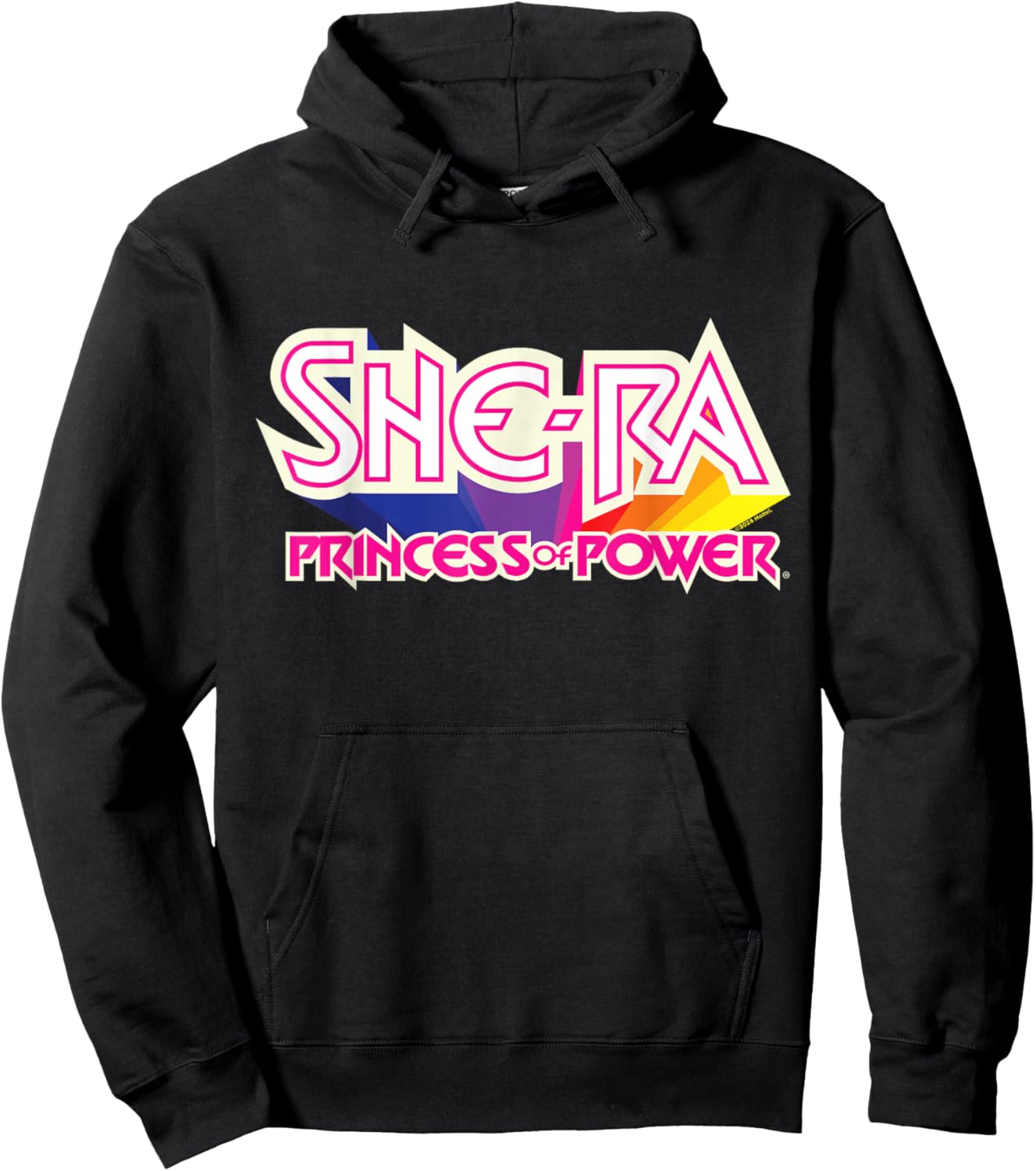 Masters of The Universe She-Ra Princess of Power Logo Hoodie - Hoodie | Black