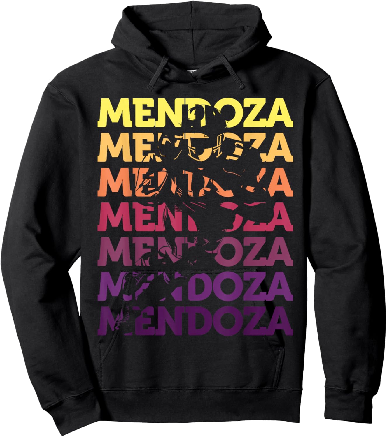 Football Mendoza Amazing Fan Quarterback Hoodie - Hoodie | Black