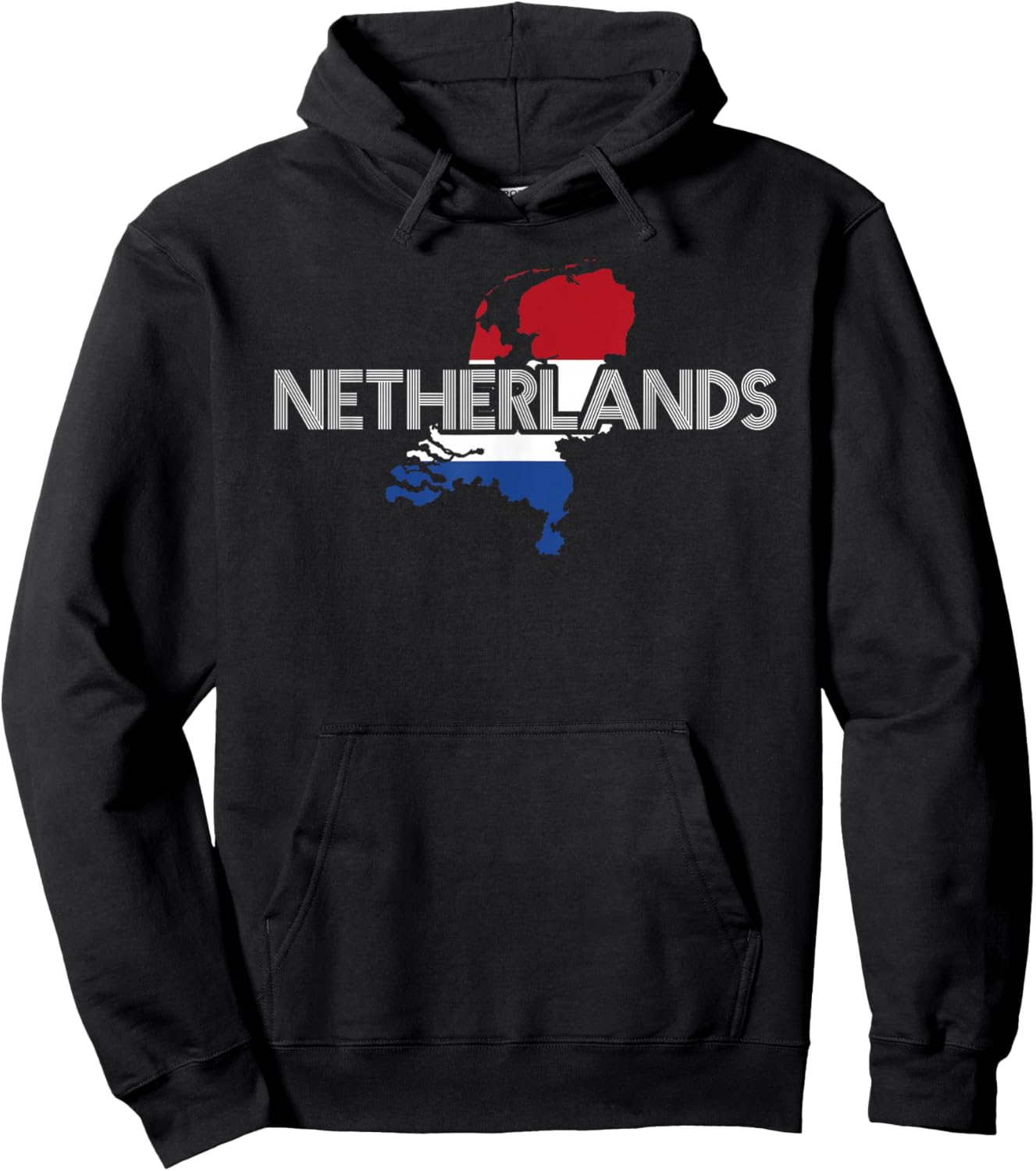 Niederlande Geschenk Flagge Holland Vintage Nederland Hoodie - Hoodie | Black