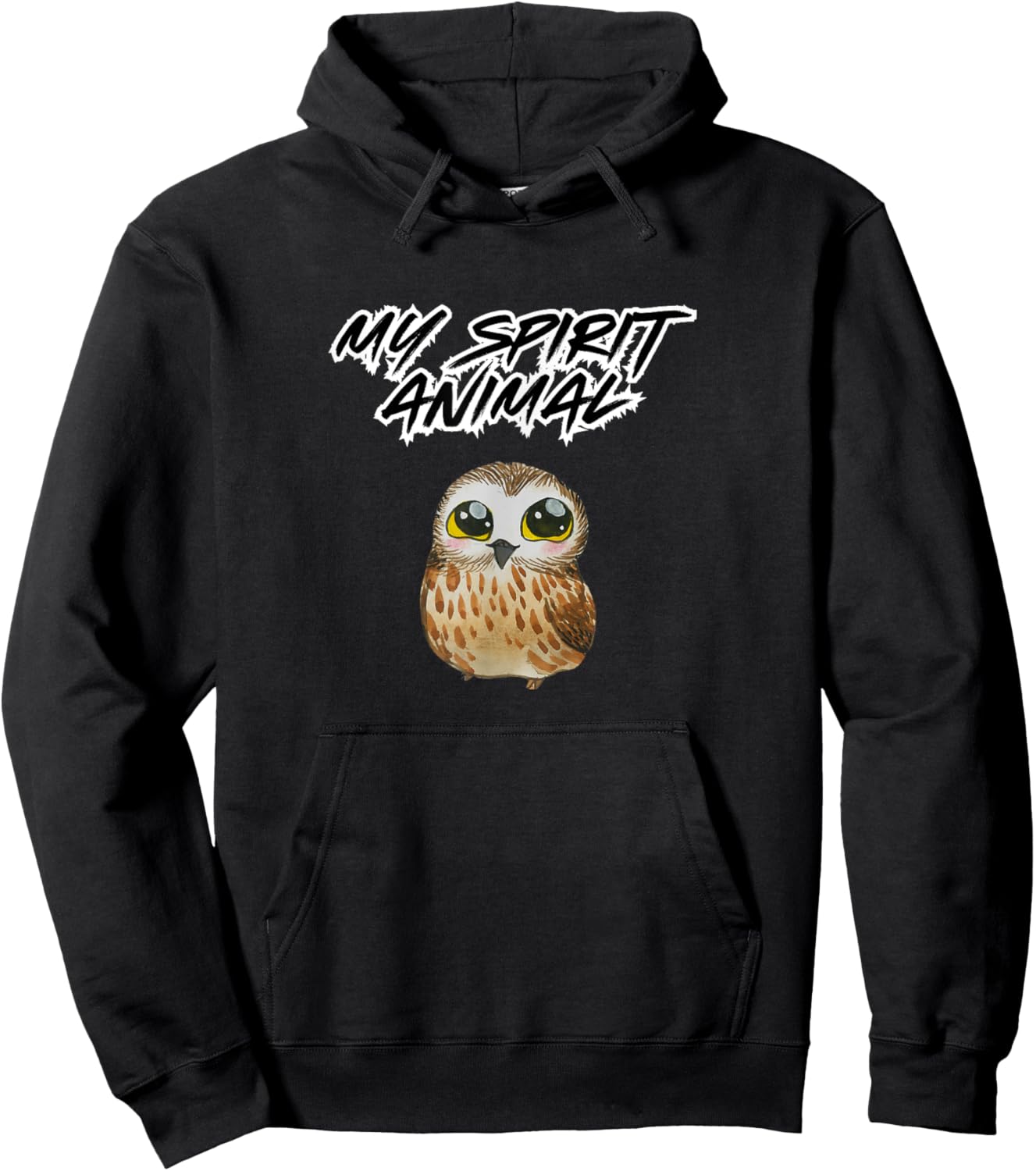 My Inner Owl Spirit Animal Hoodie - Hoodie | Black