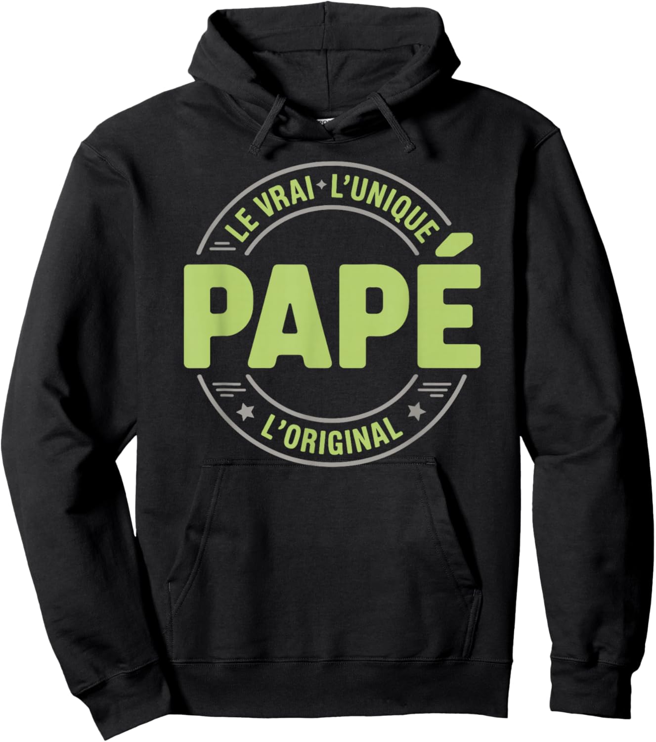 Shirt Papé Drole Vrai Unique Original Humour Fete Papé Hoodie - Hoodie | Black