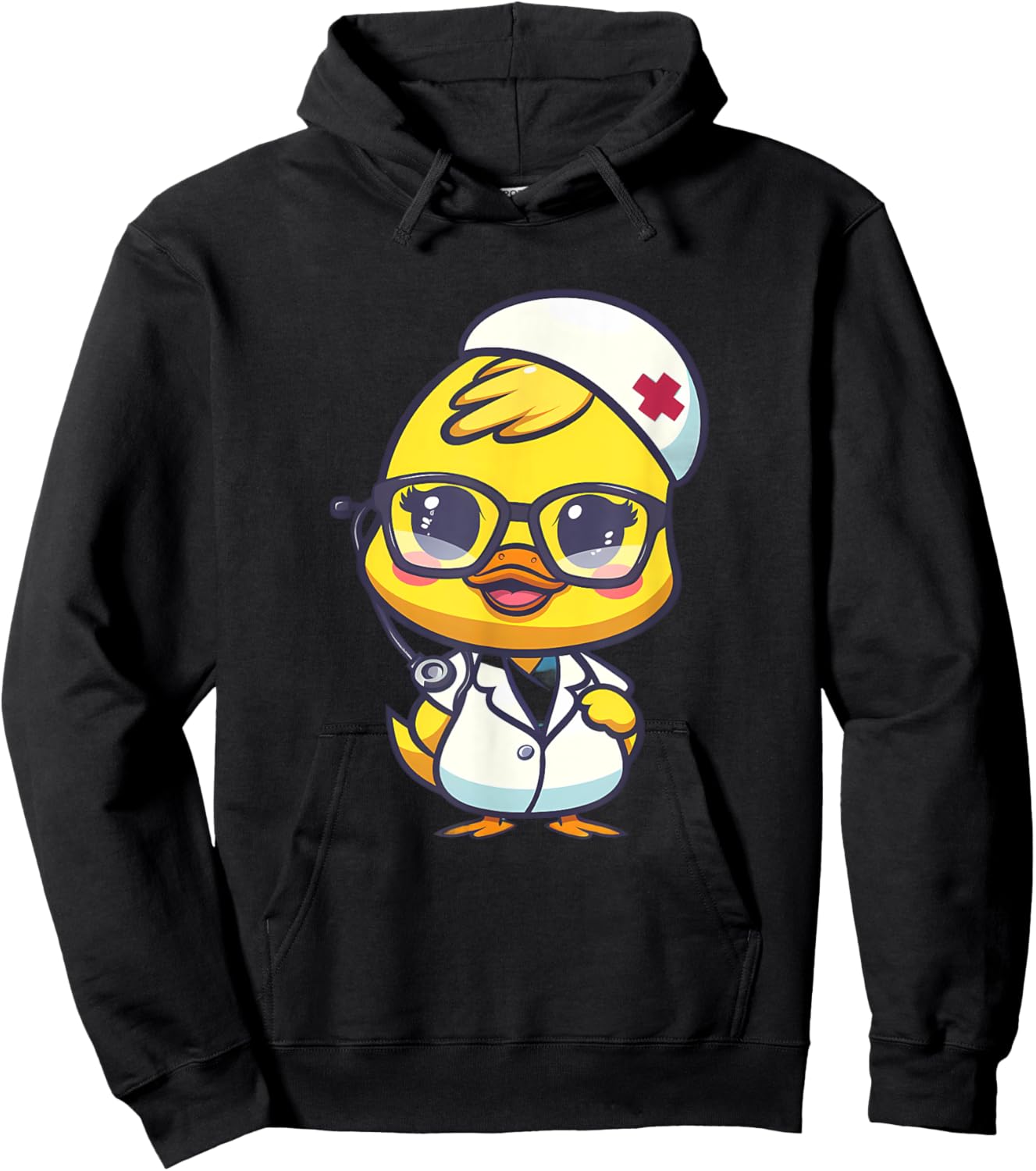 Rubber Duck Nurse Rubber Duck Doctor Healthcare Nursing Hoodie - Hoodie | Black