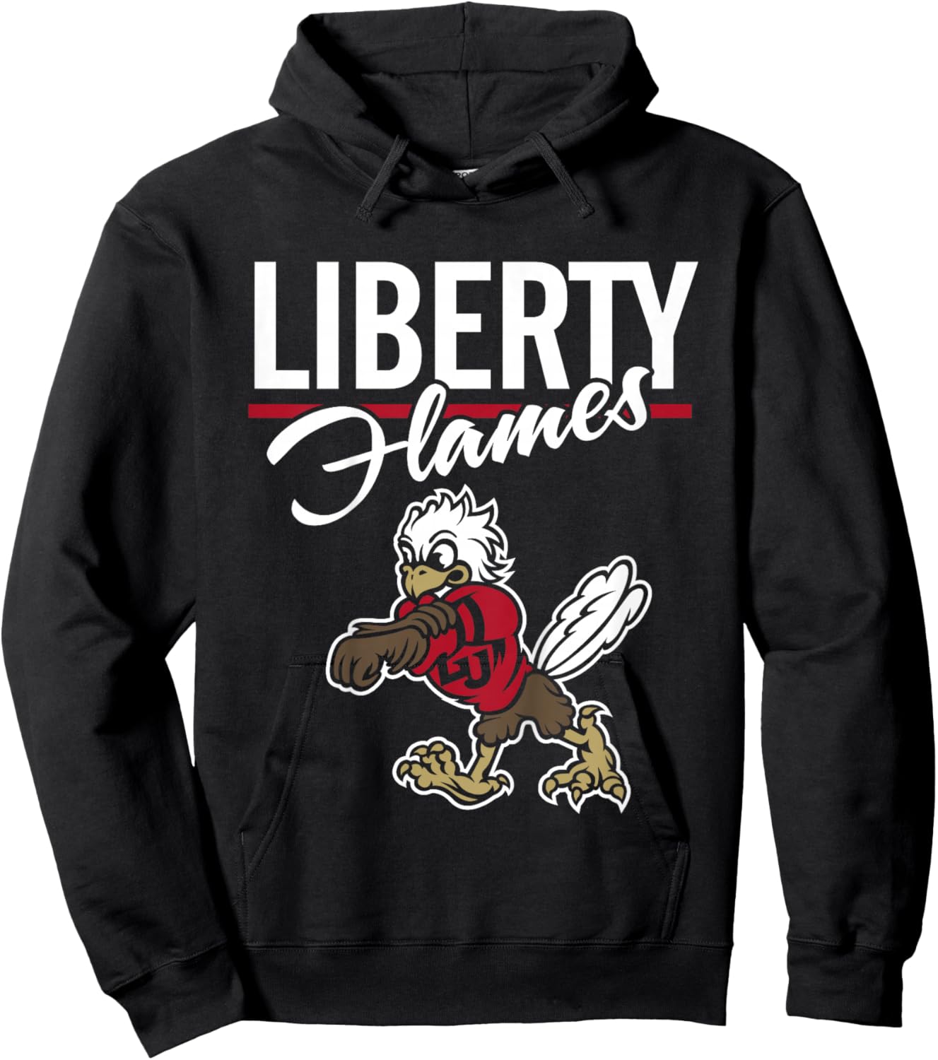Kids Liberty Flames Kid's Mascot Navy Officially Licensed Hoodie - Hoodie | Black