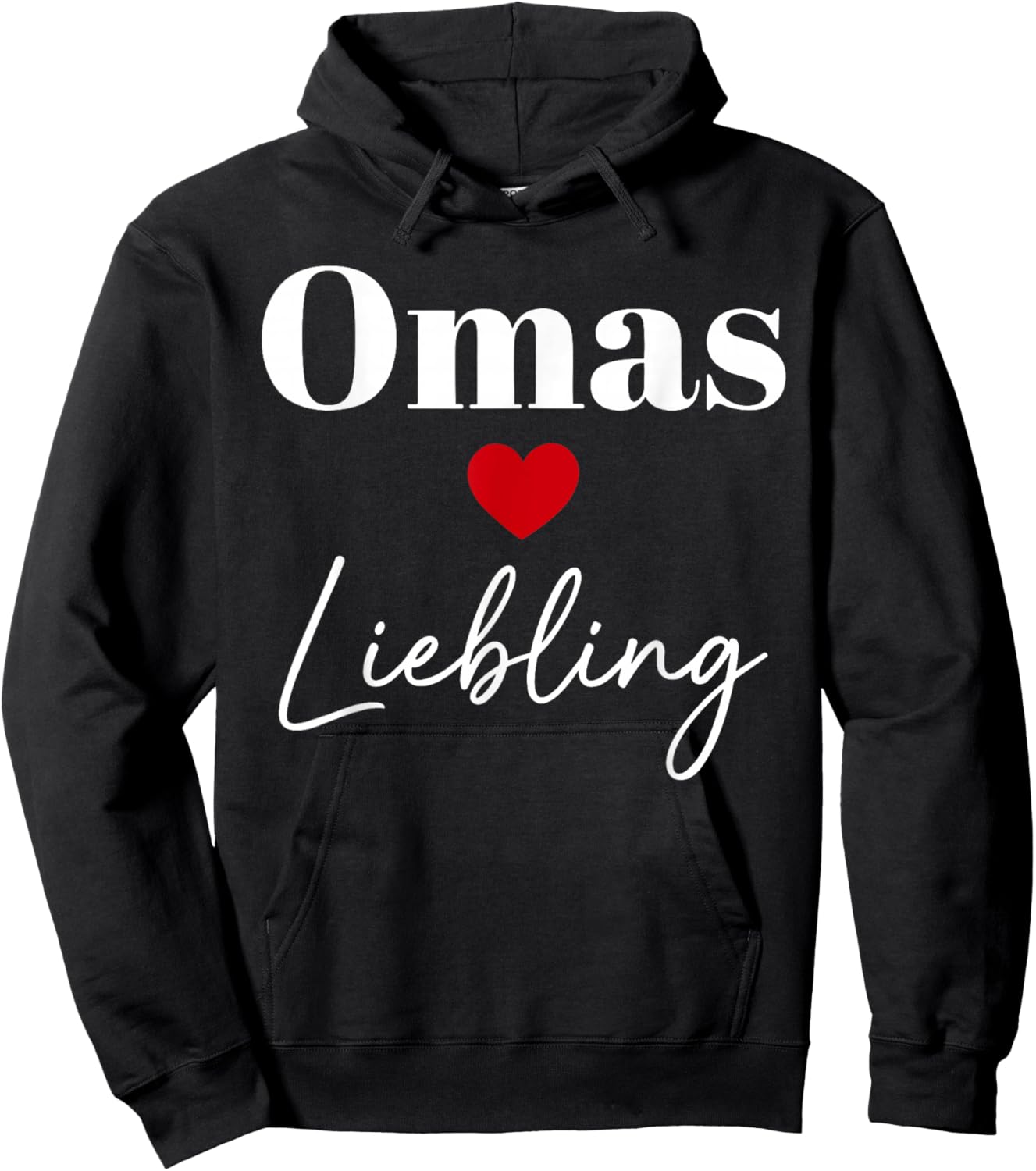Funny Grandmas Favourite Motif for Grandson Grandchildren Hoodie - Hoodie | Black