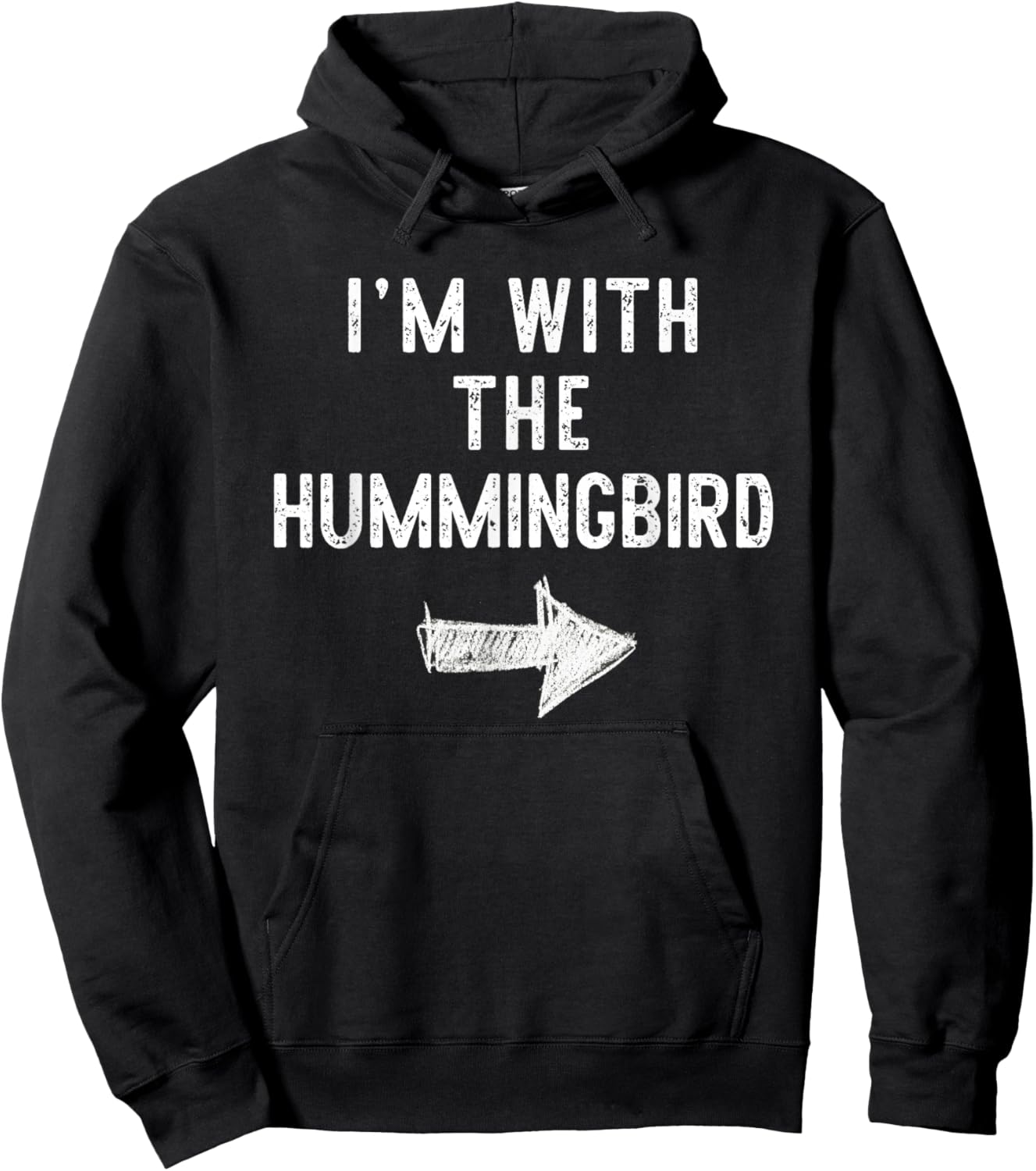 I'm With Hummingbird Costume Couple Halloween Humming-Bird Hoodie - Hoodie | Black