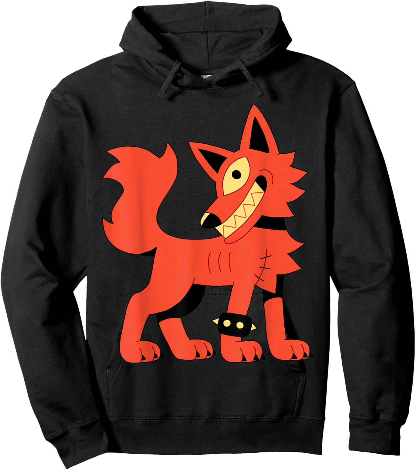 Eddie the One Eyed Wolf Hoodie - Hoodie | Black