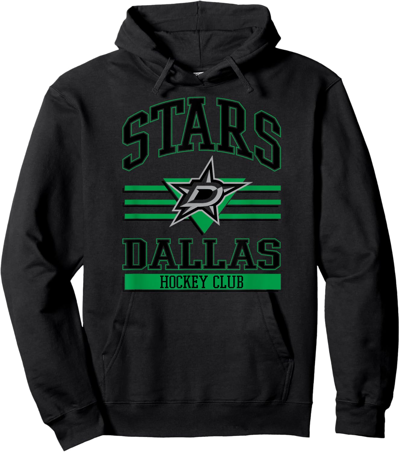 Dallas Stars Hockey Club White Officially Licensed Hoodie - Hoodie | Black