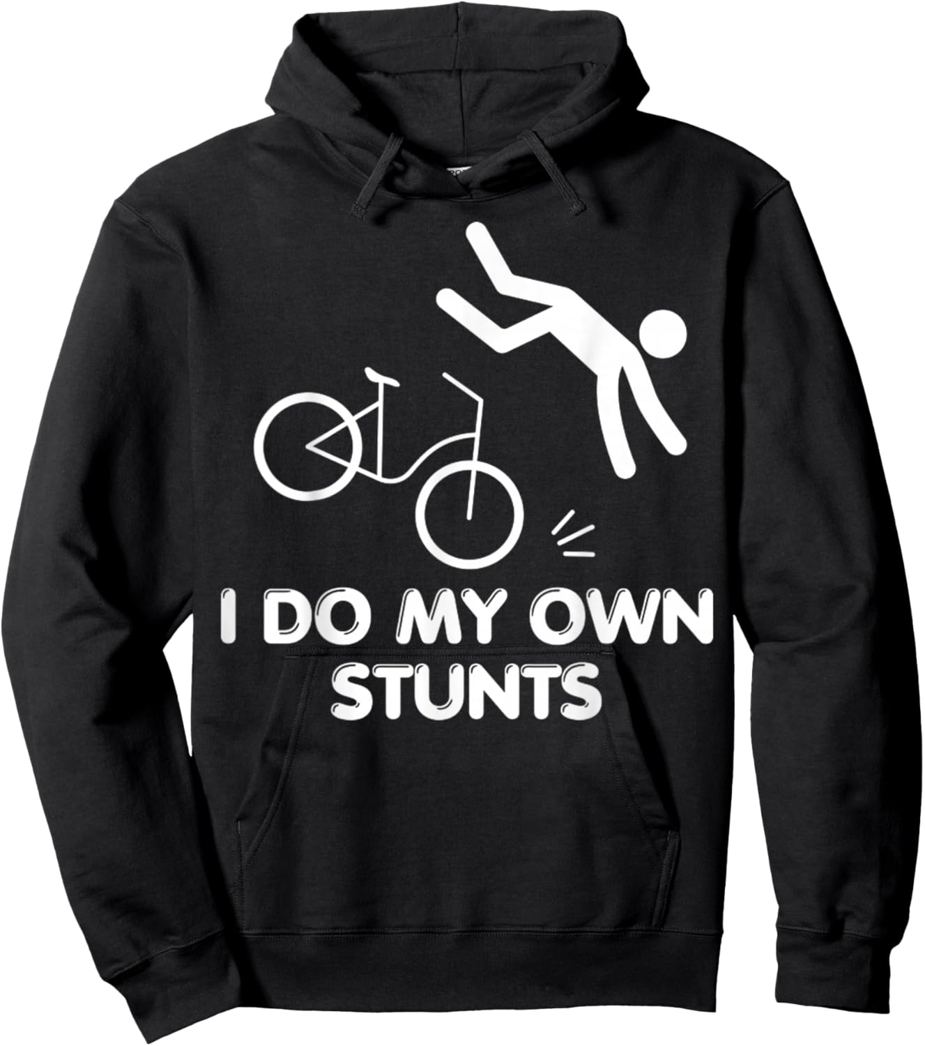 I Do My Own Stunts Funny Broken Bones Adult And Youth Gifts Hoodie - Hoodie | Black