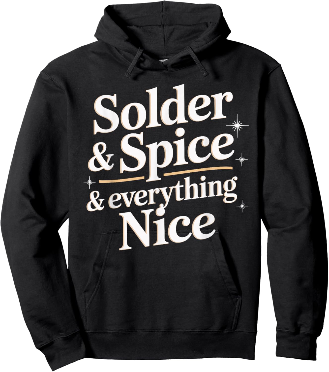 Unique Goldsmith Solder and Spice Design for Artisans Hoodie - Hoodie | Black