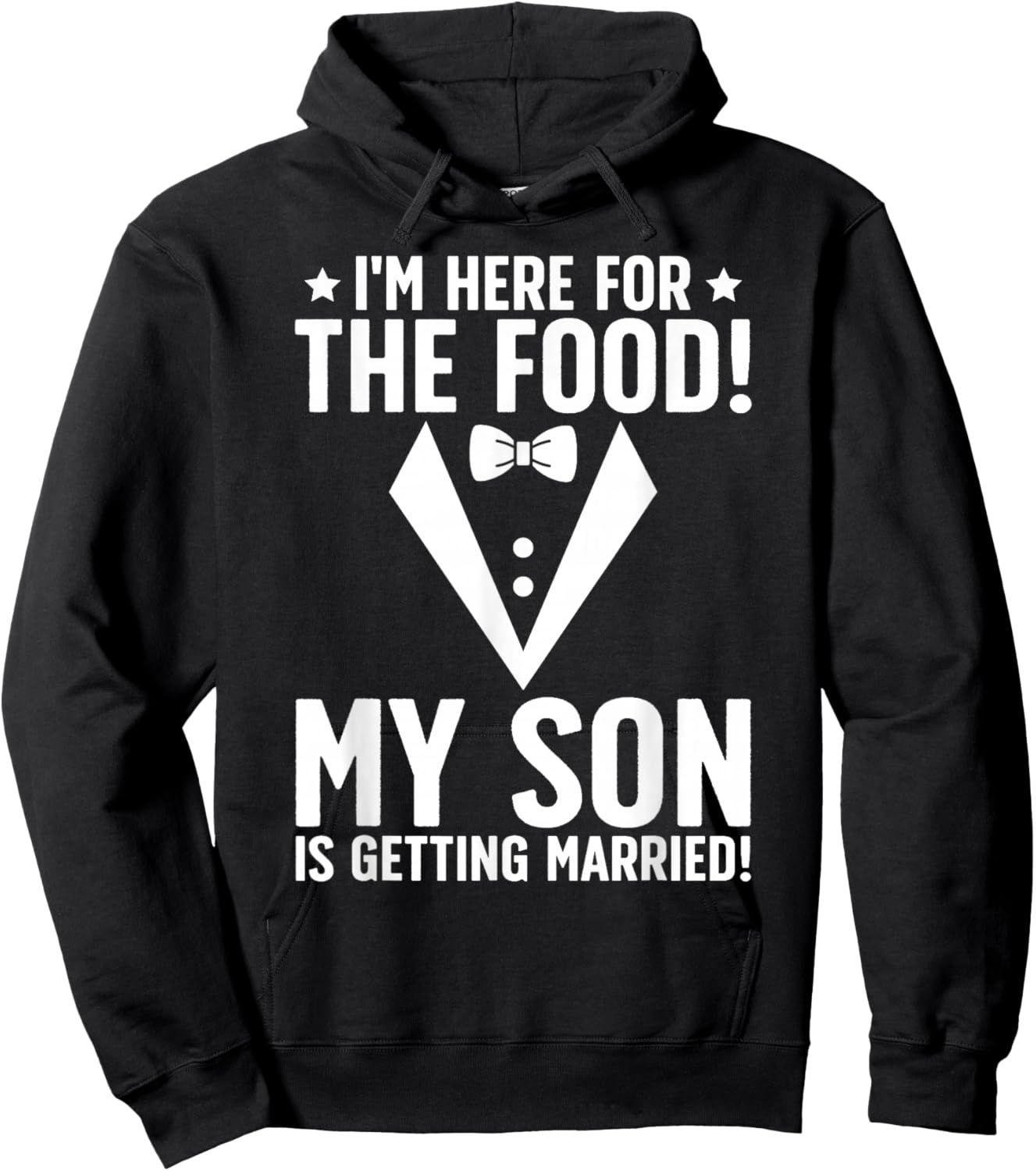 Father of The Groom Funny Groom's Dad of The Groom Dad Hoodie - Hoodie | Black