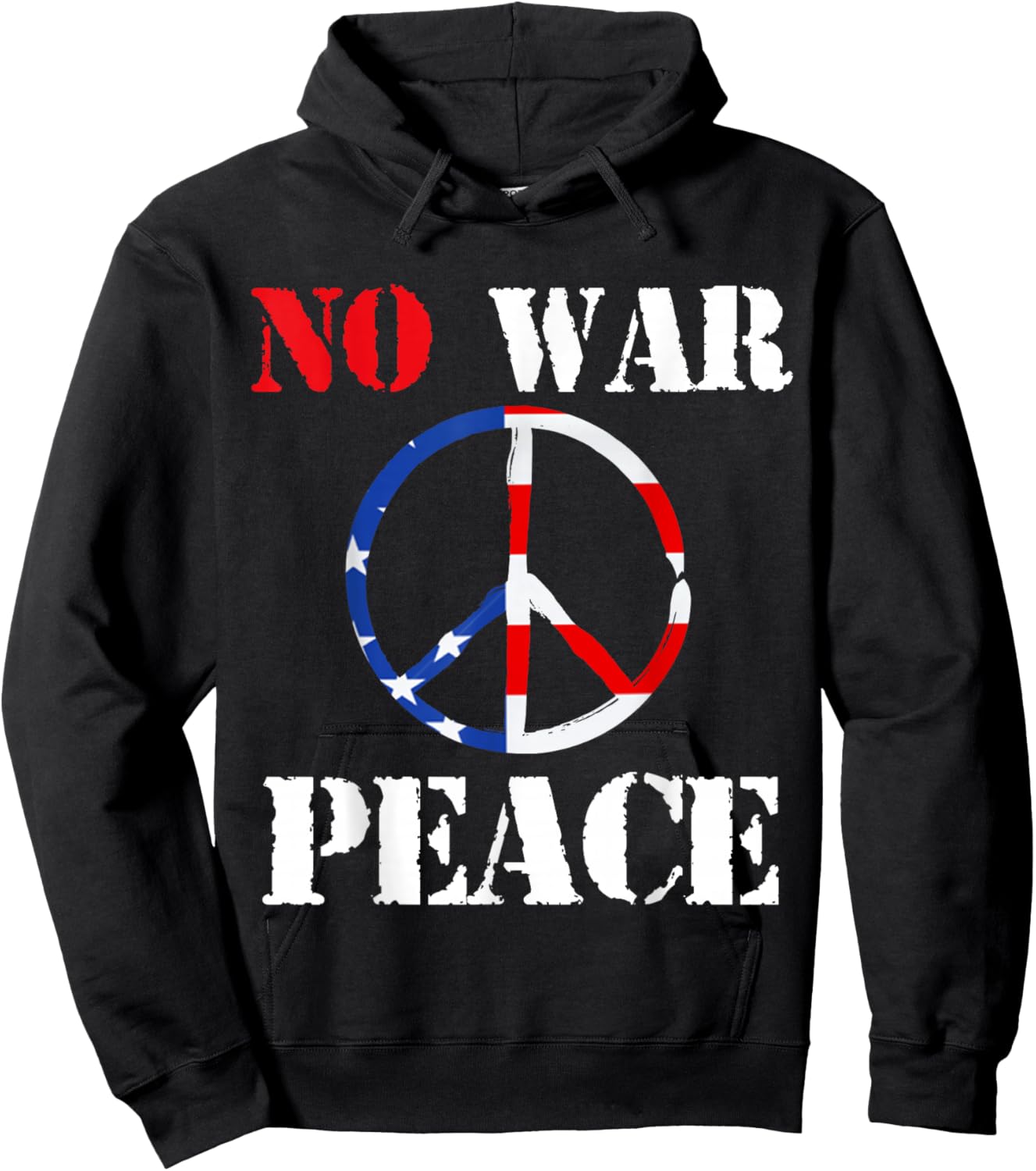 No War Shirt Peace Shirt No War No War T Shirt No War Hoodie - Hoodie | Black