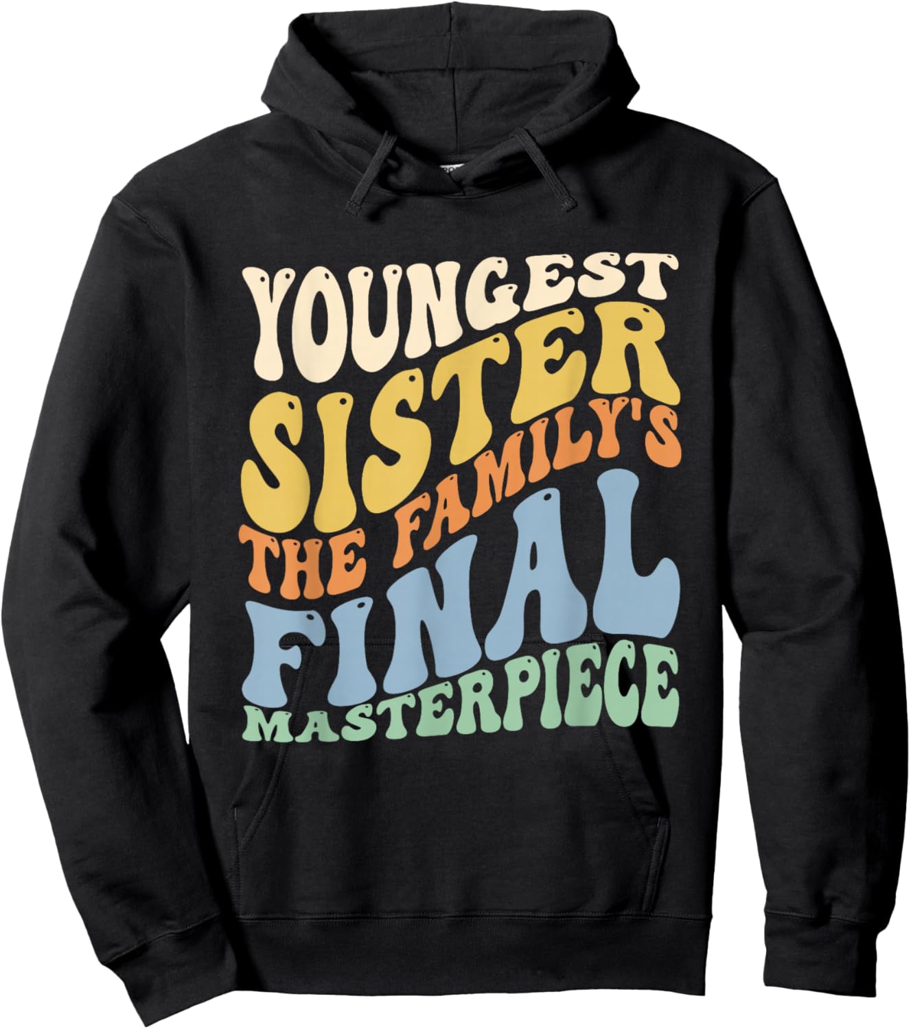 Youngest Sister The Family's Final Masterpiece Hoodie - Hoodie | Black