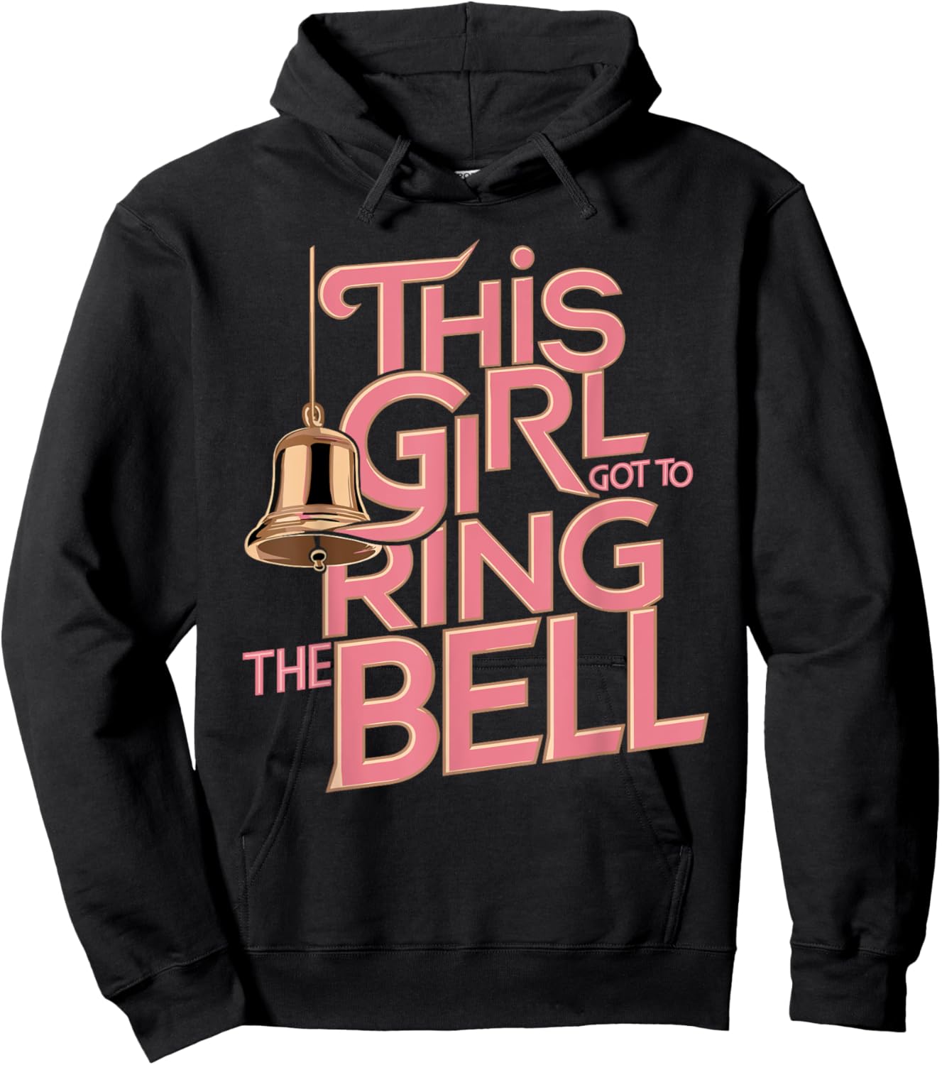 This Girl Got to Ring the Bell Breast Cancer Awareness Hoodie - Hoodie | Black