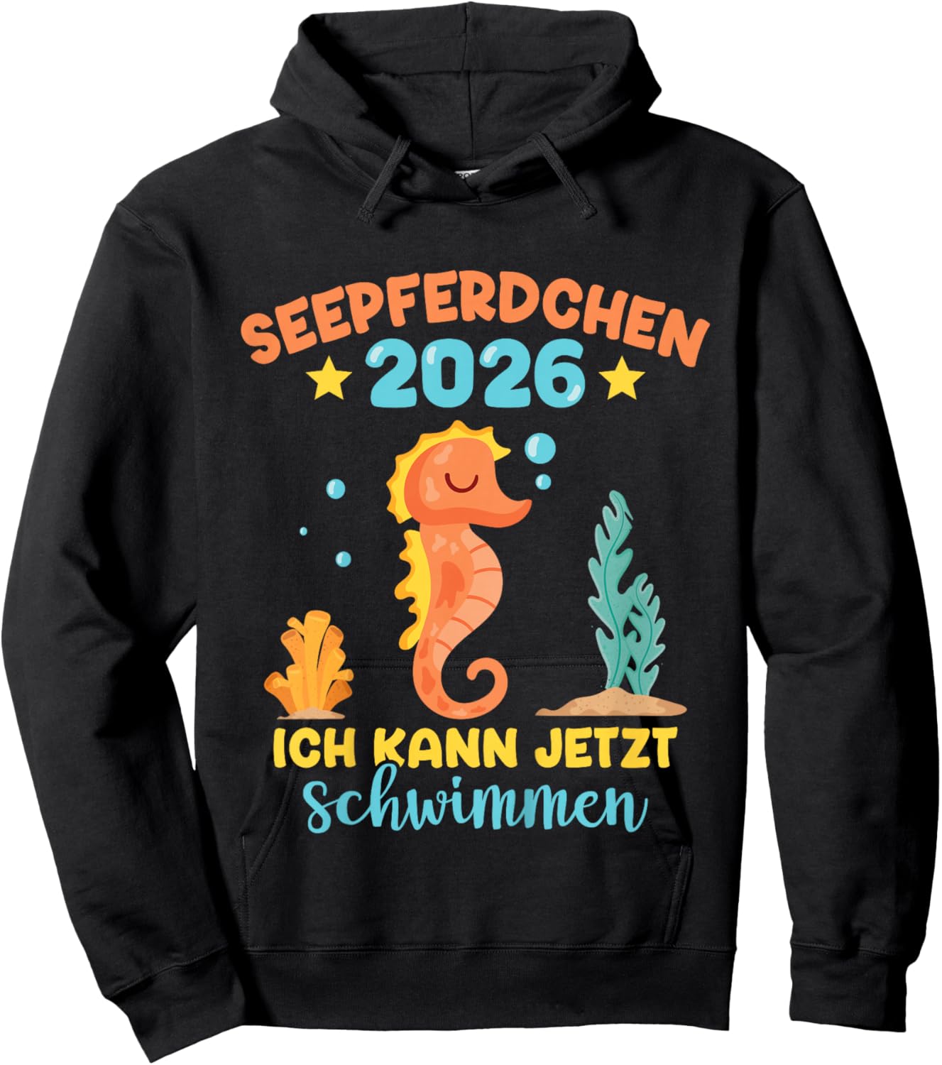Seahorse 2026 Passed Early Swimmer Hoodie - Hoodie | Black