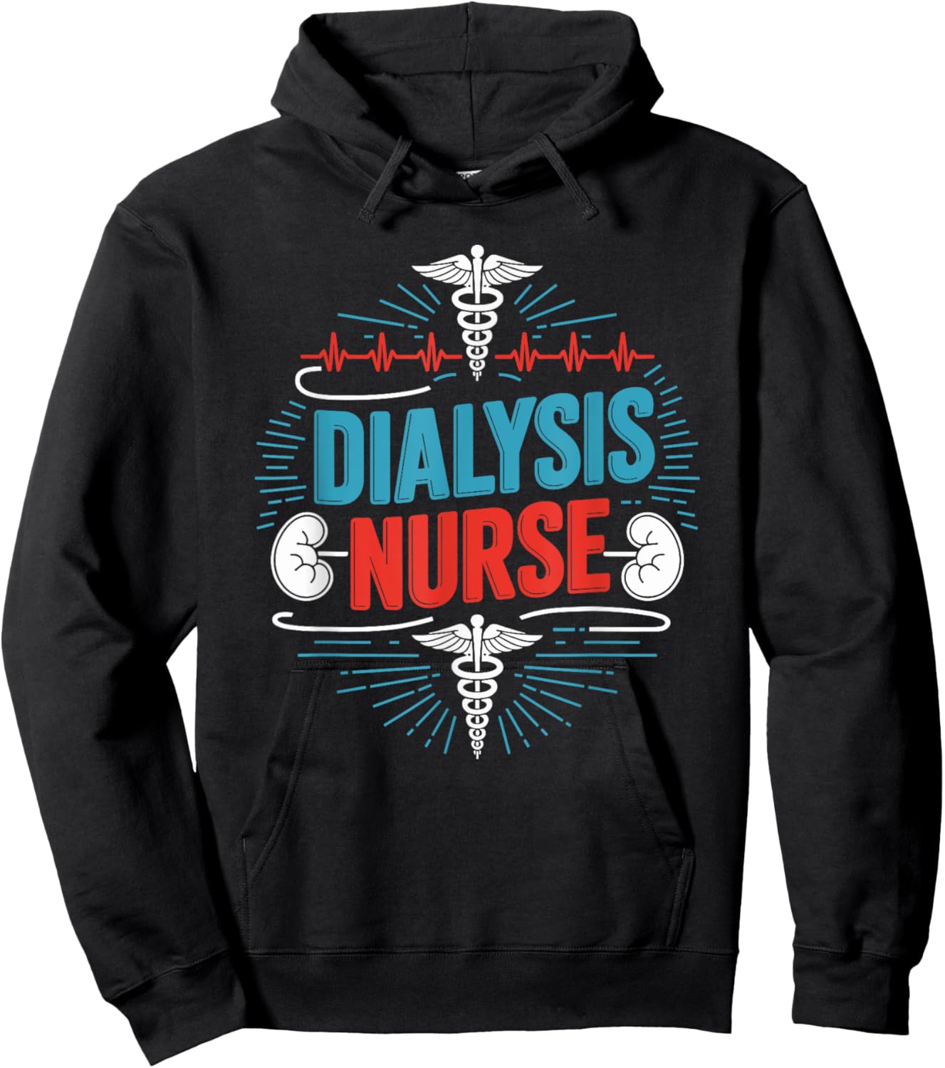 Dialysis Nurse, Kidney Dialysis Technician Dialysis Tech Hoodie - Hoodie | Black